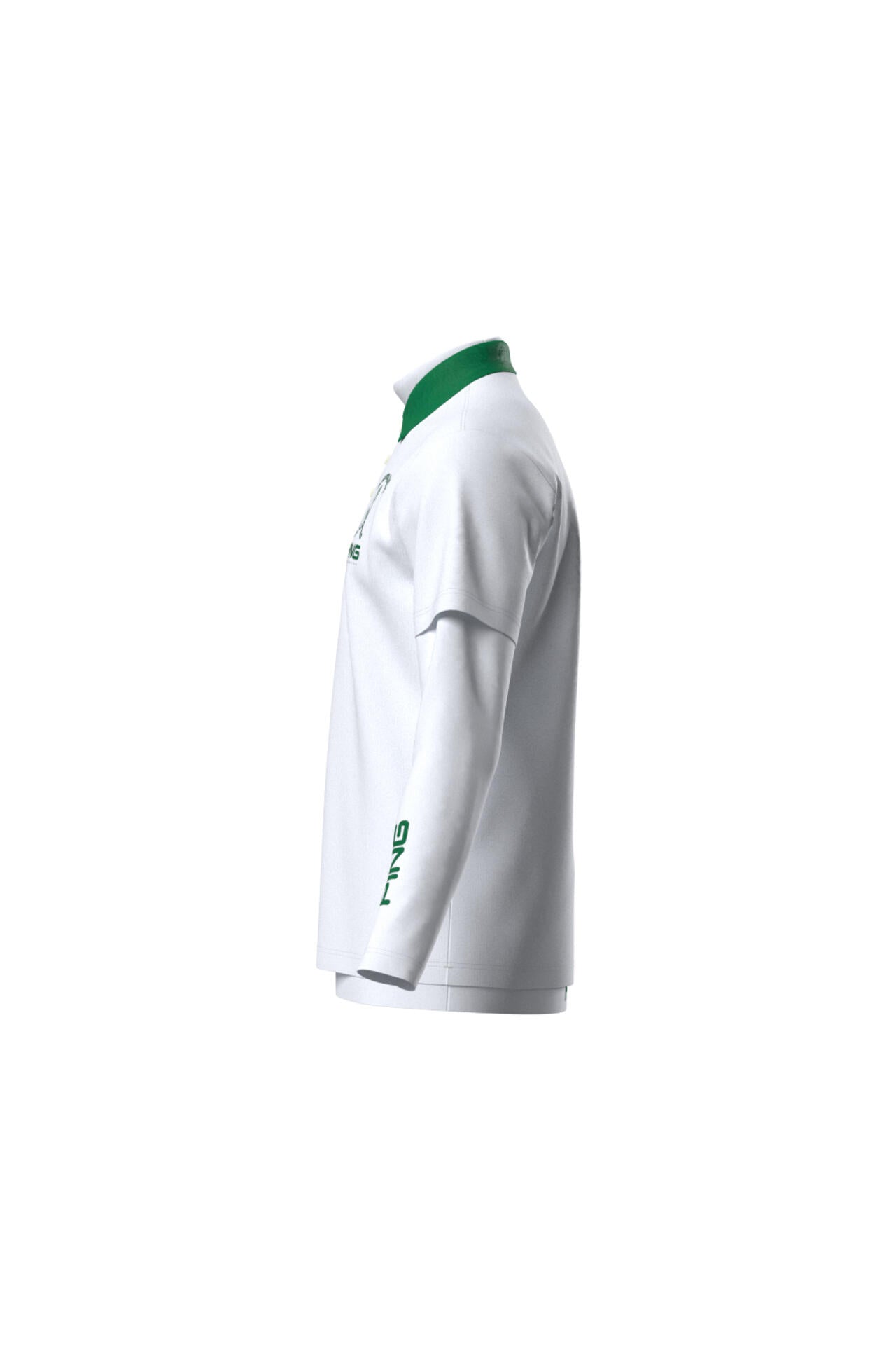 【PING APPAREL】半袖ポロシャツ×天竺長袖ハイネックインナー レイヤードツインセット <NATIVE> (MENS)
