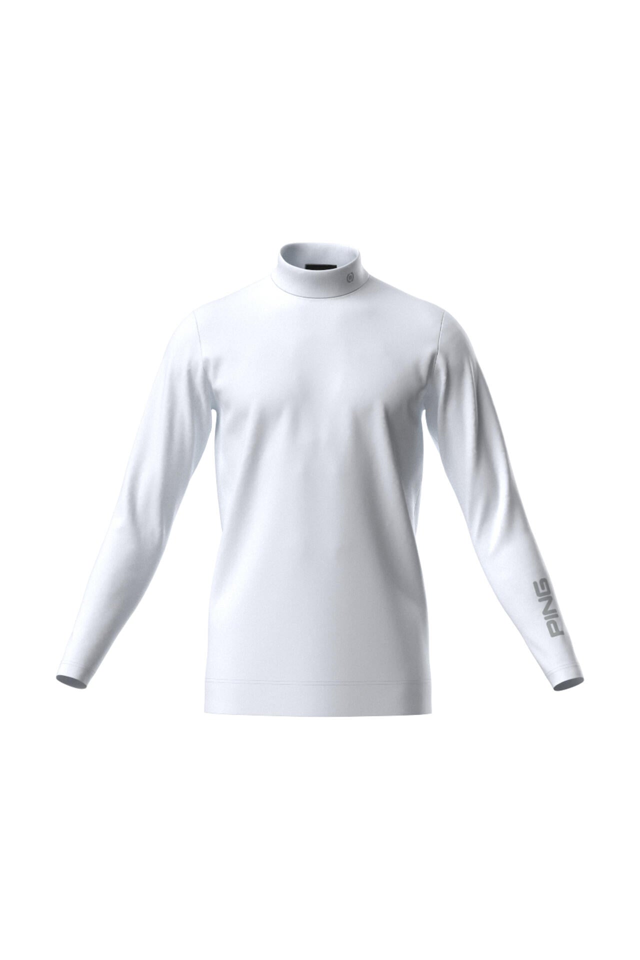 【PING APPAREL】半袖ポロシャツ×天竺長袖ハイネックインナー レイヤードツインセット <NATIVE> (MENS)