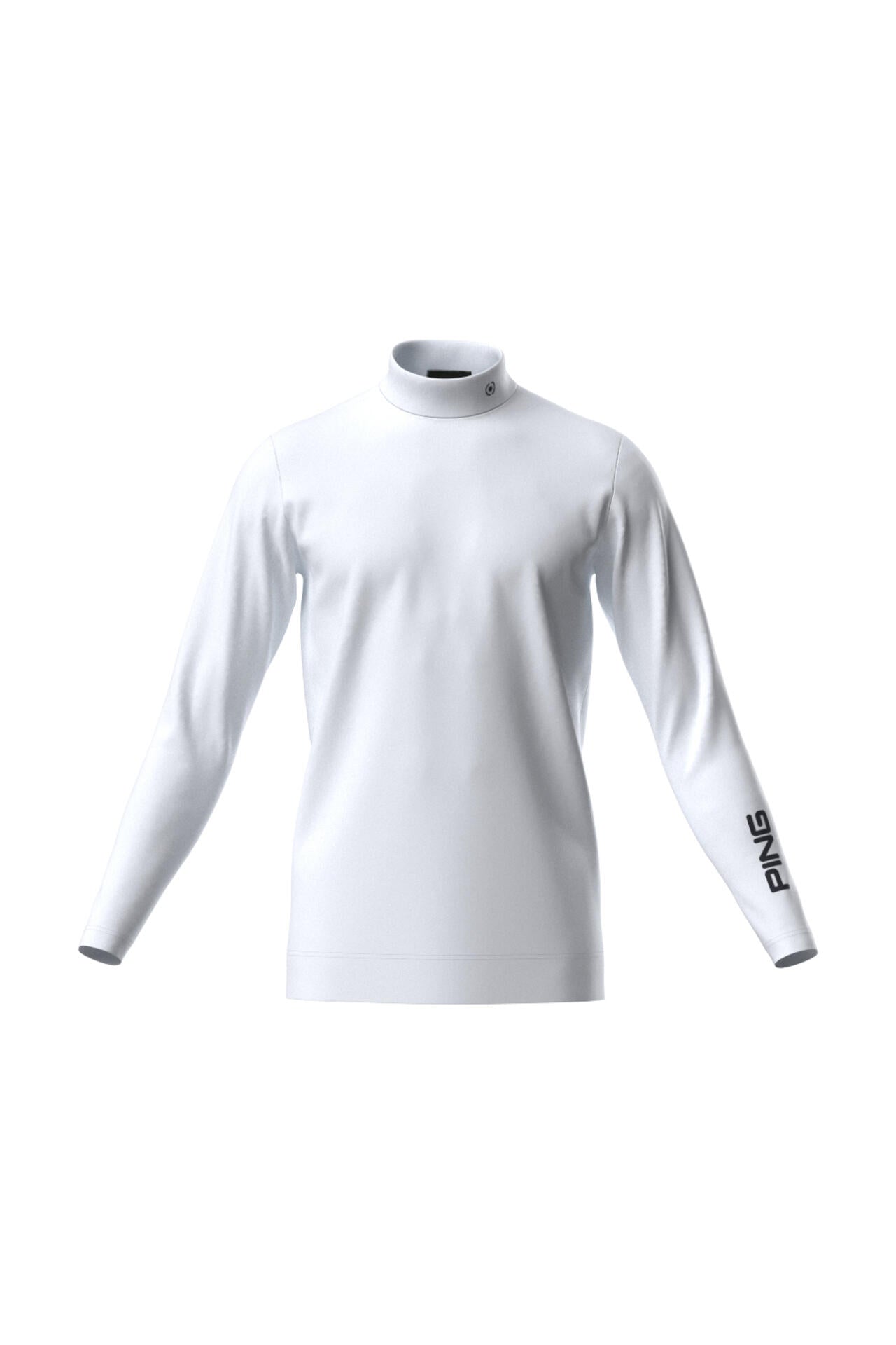 【PING APPAREL】半袖ポロシャツ×天竺長袖ハイネックインナー レイヤードツインセット <NATIVE> (MENS)