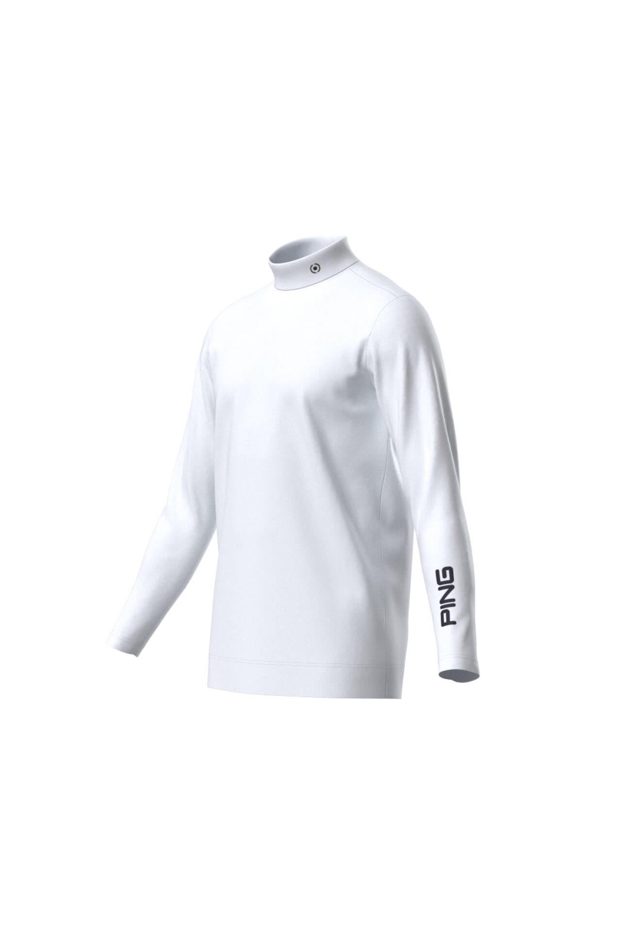 【PING APPAREL】半袖ポロシャツ×天竺長袖ハイネックインナー レイヤードツインセット <NATIVE> (MENS)