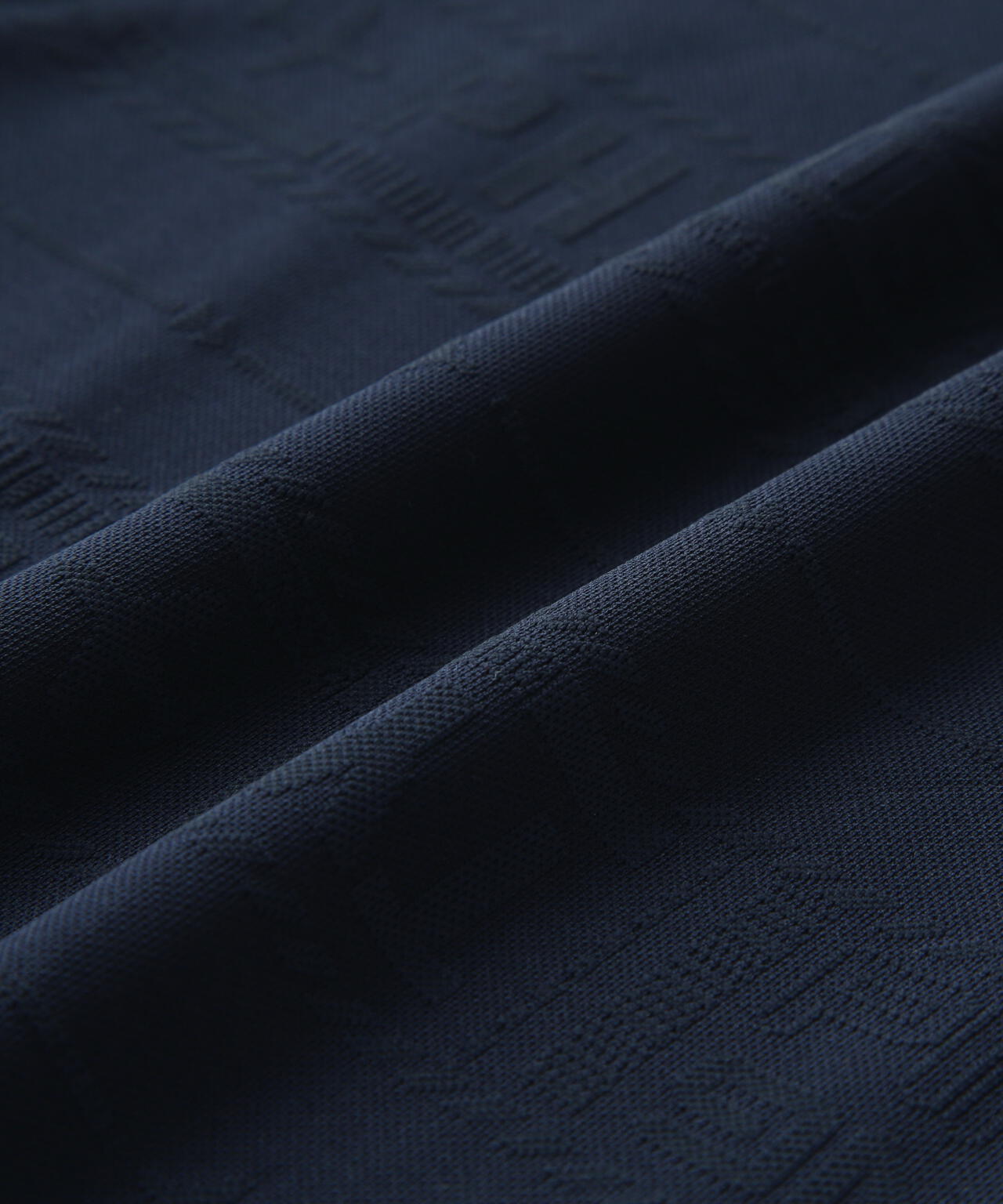 【PING APPAREL】チケット柄ジャガード半袖ポロシャツ <NATIVE> (MENS)
