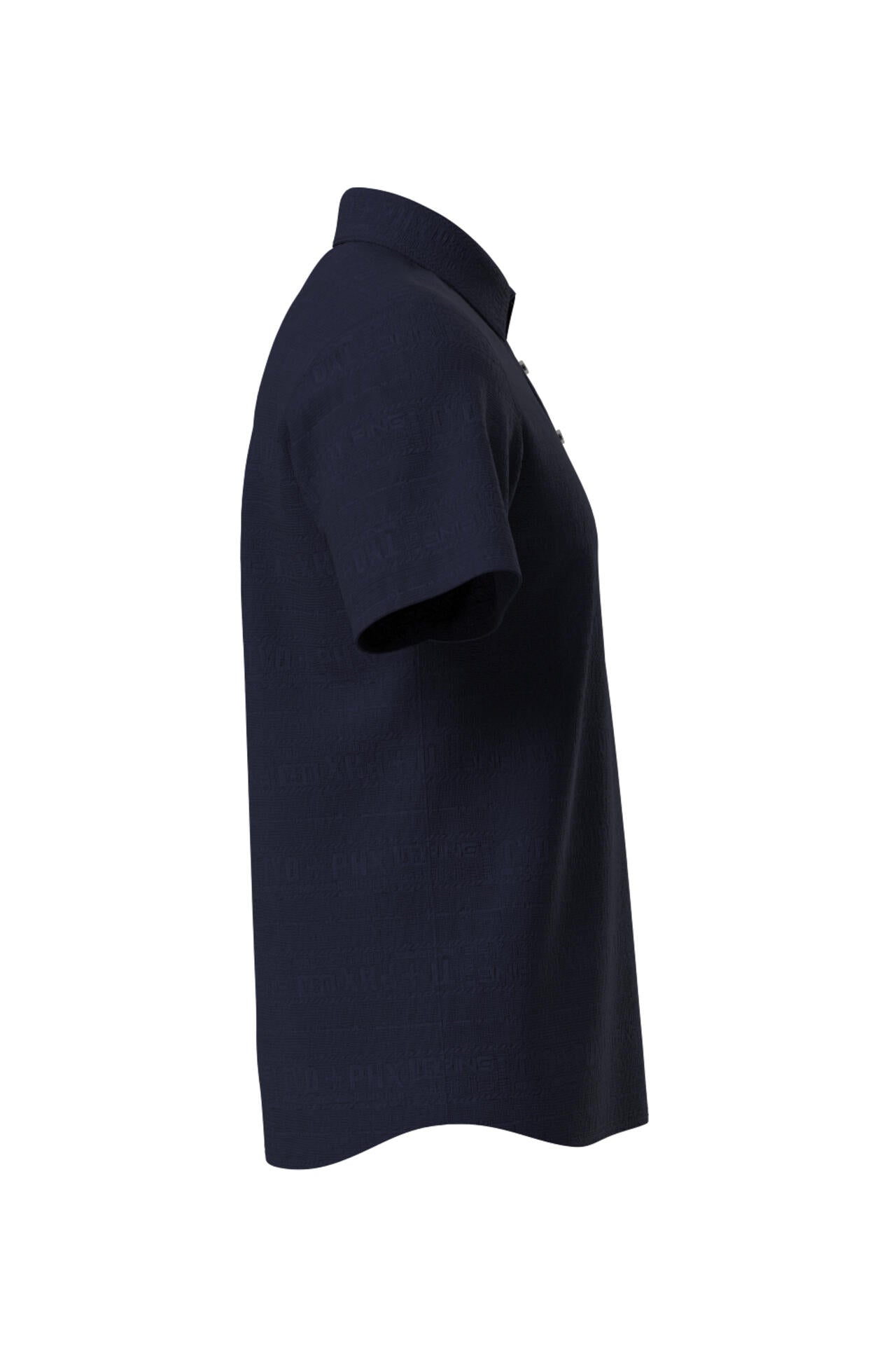 【PING APPAREL】チケット柄ジャガード半袖ポロシャツ <NATIVE> (MENS)