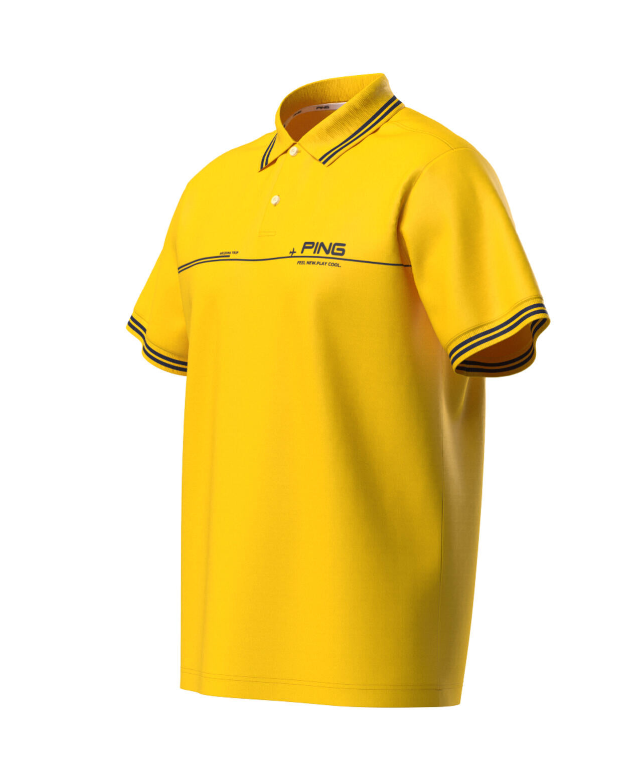 【PING APPAREL】サライテック二重織半袖ポロシャツ <NATIVE> (MENS)