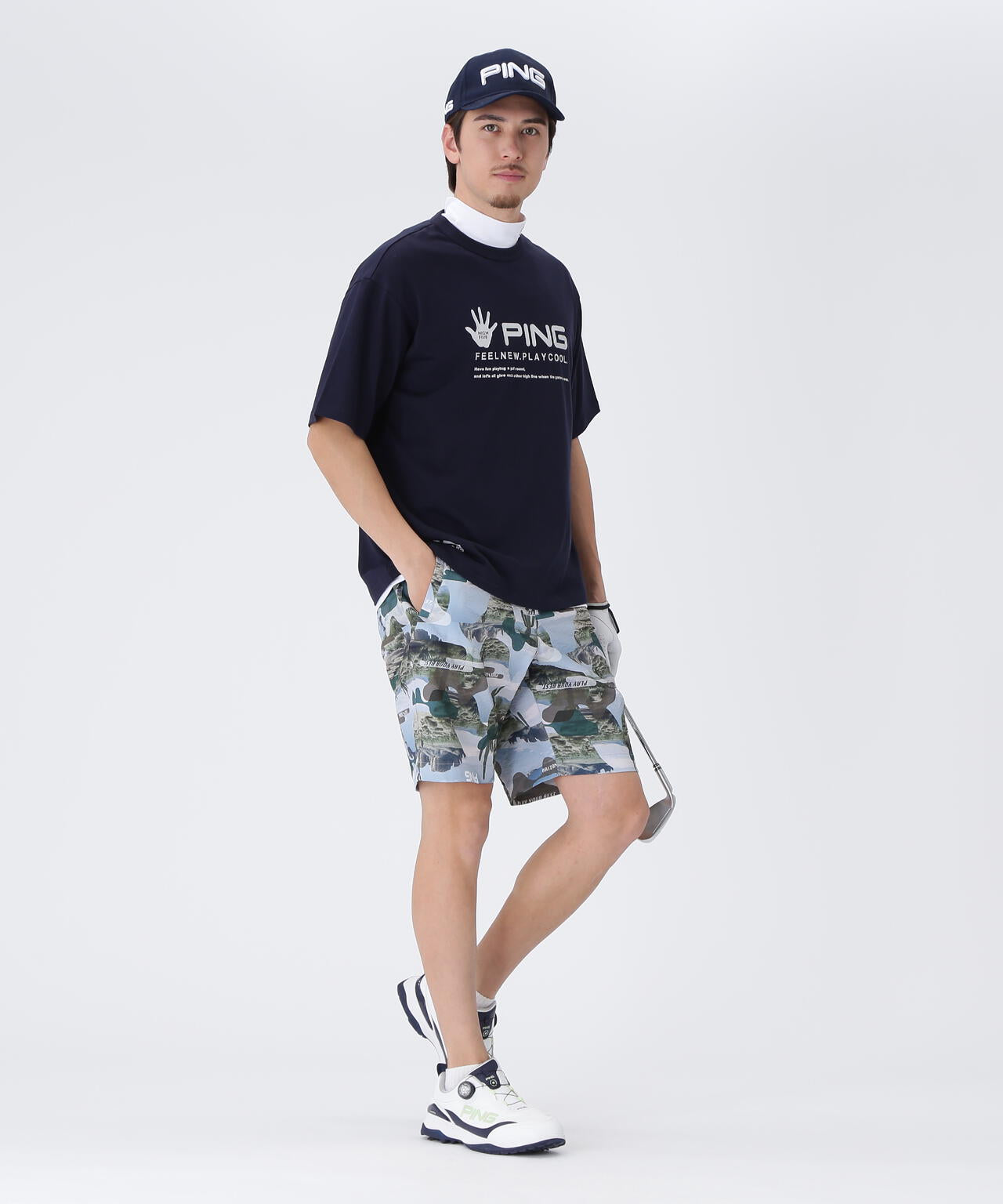 【PING APPAREL】TC天竺 半袖Tシャツ <NATIVE> (MENS)