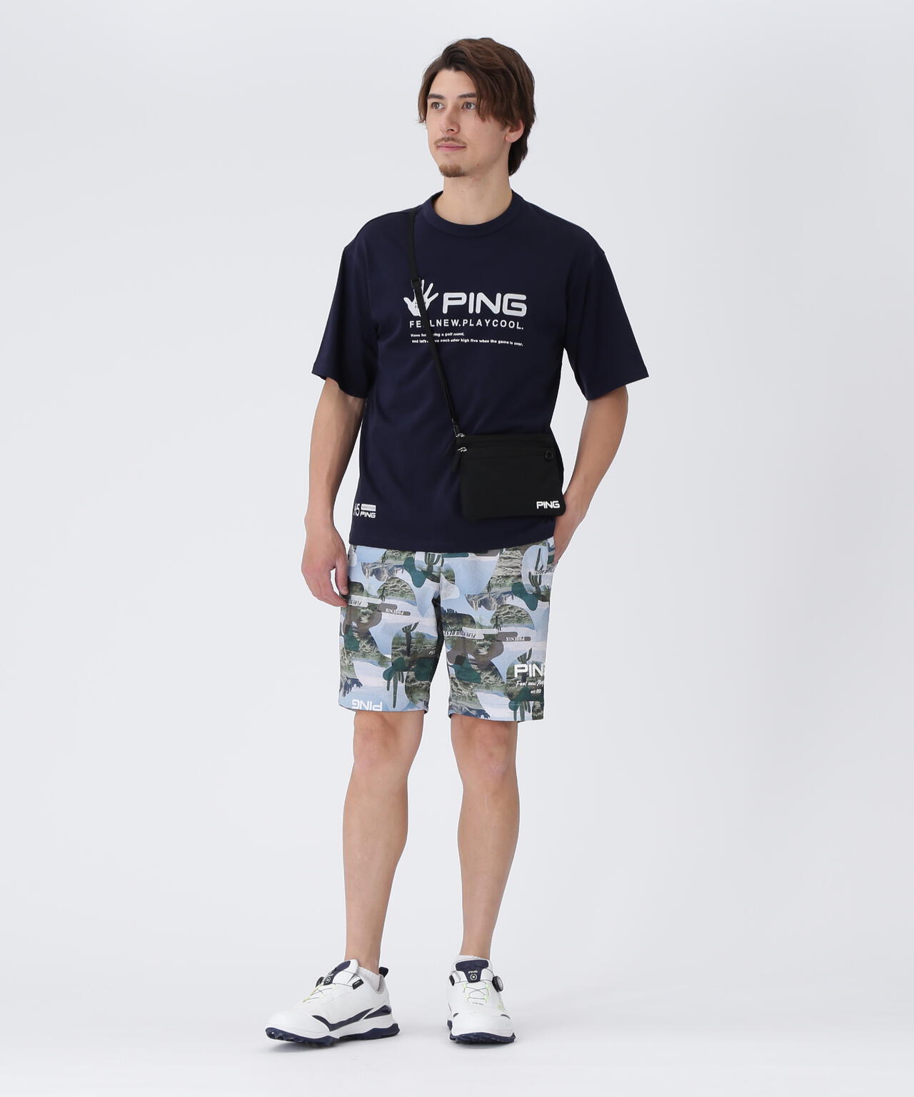 【PING APPAREL】TC天竺 半袖Tシャツ <NATIVE> (MENS)