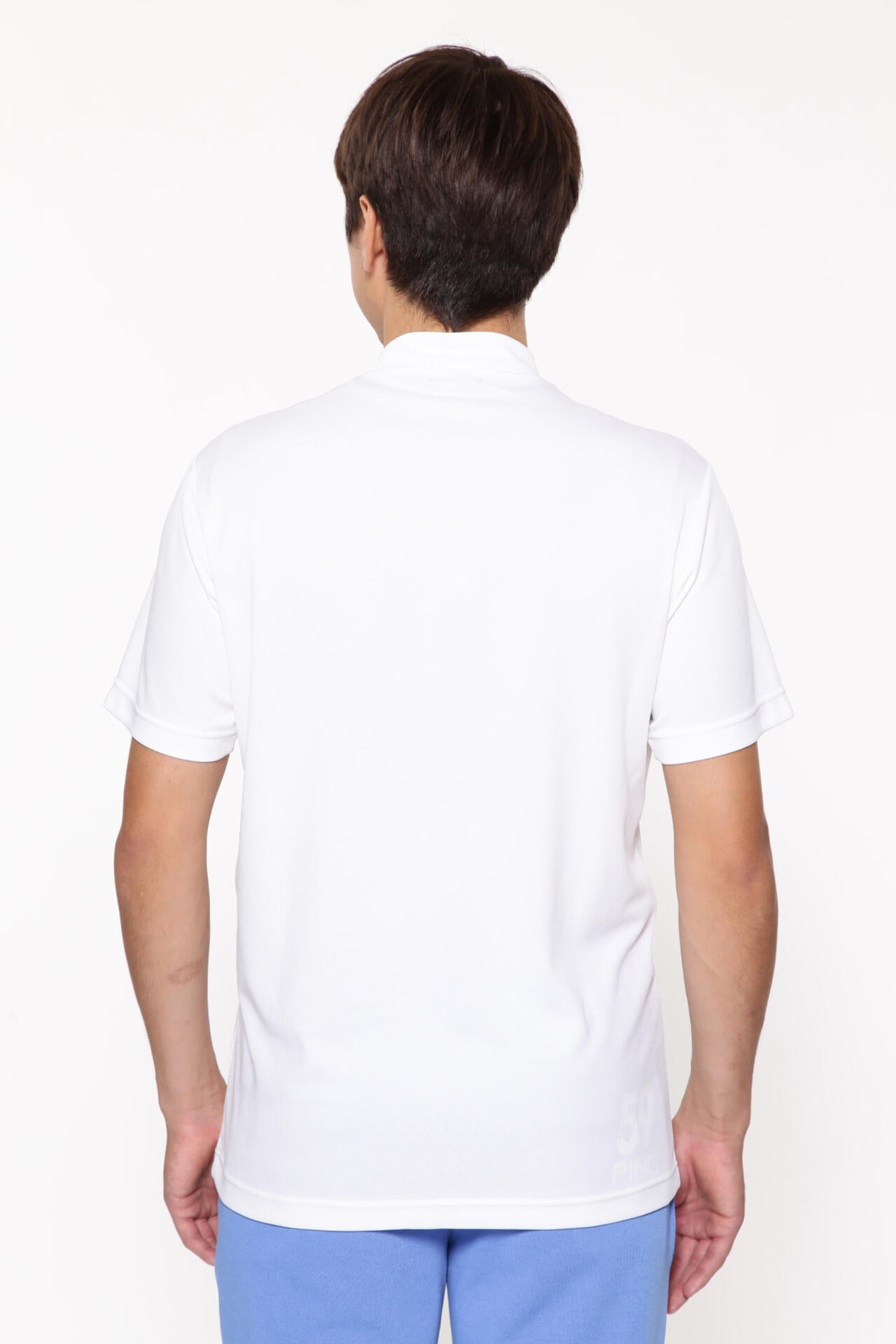 【PING APPAREL】ダブルメッシ半袖ハイネックカットソー <EARLY SPRING> (MENS)