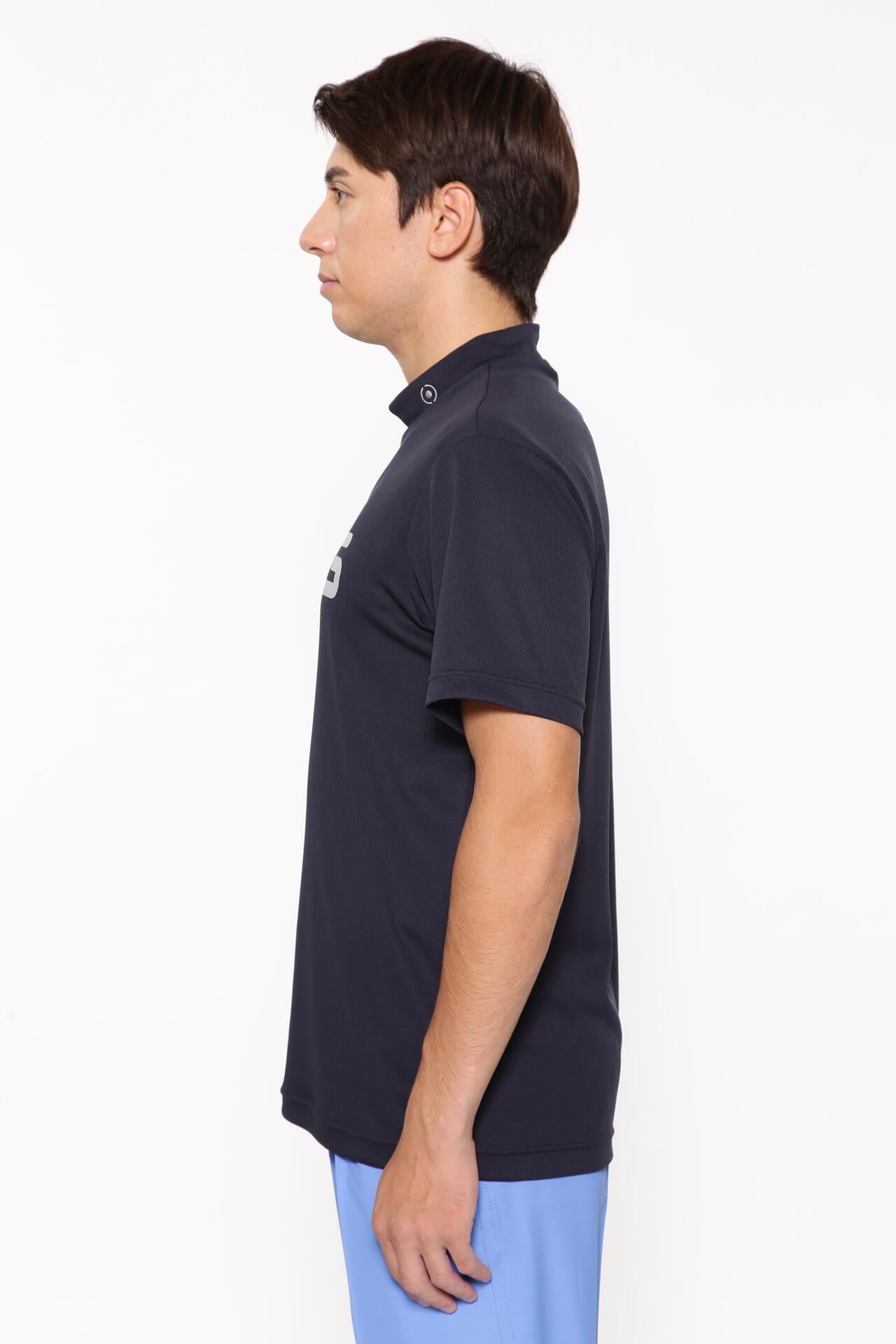 【PING APPAREL】ダブルメッシ半袖ハイネックカットソー <EARLY SPRING> (MENS)