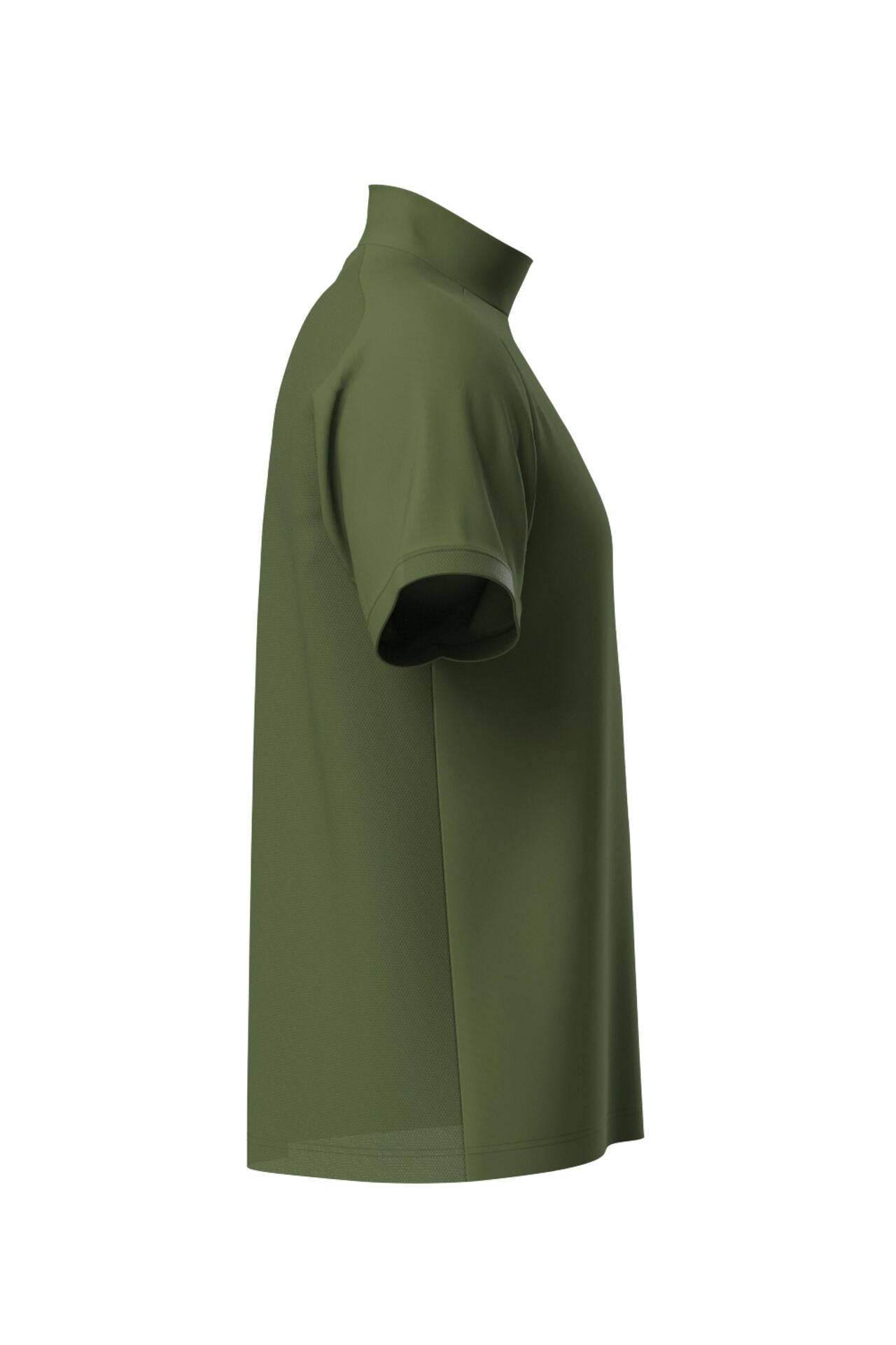 【PING APPAREL】メッシュパネルジャガード半袖ハイネックカットソー <PERFORMANCE> (MENS)