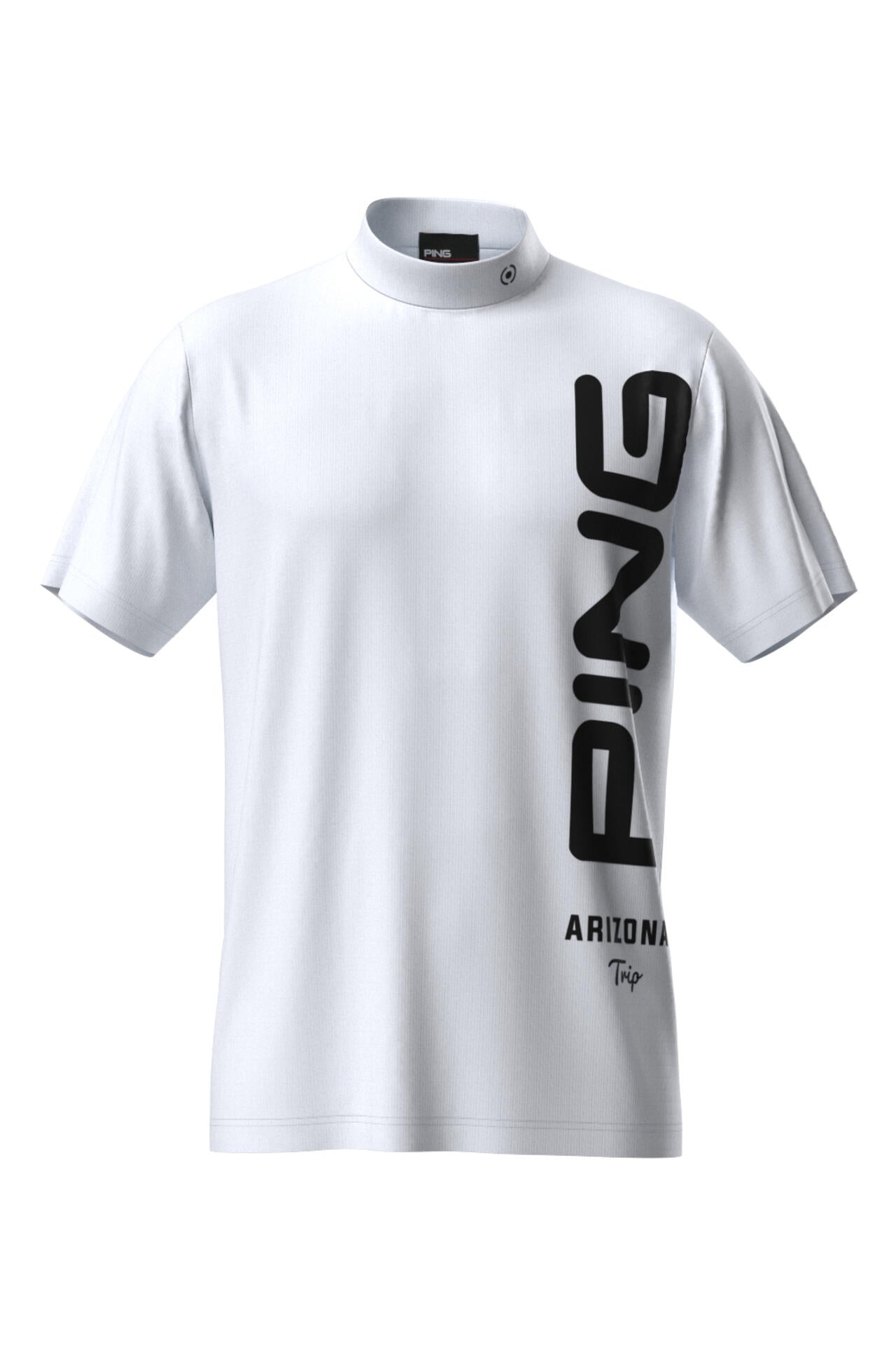 【PING APPAREL】エコブルー半袖ハイネックシャツ <PERFORMANCE> (MENS)