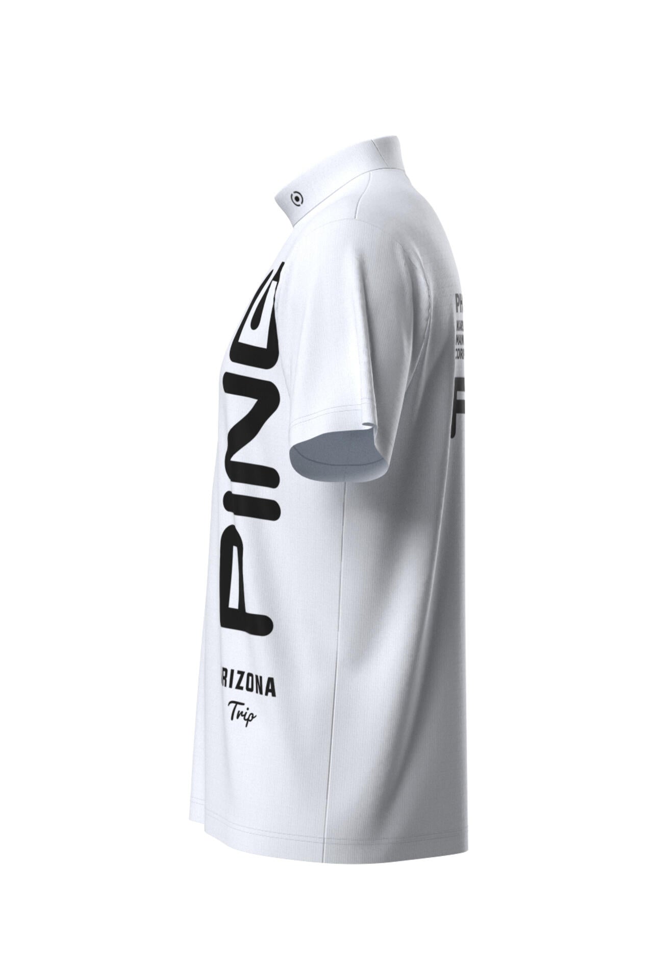 【PING APPAREL】エコブルー半袖ハイネックシャツ <PERFORMANCE> (MENS)