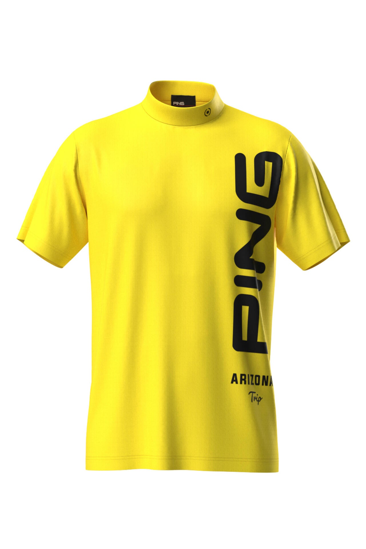【PING APPAREL】エコブルー半袖ハイネックシャツ <PERFORMANCE> (MENS)