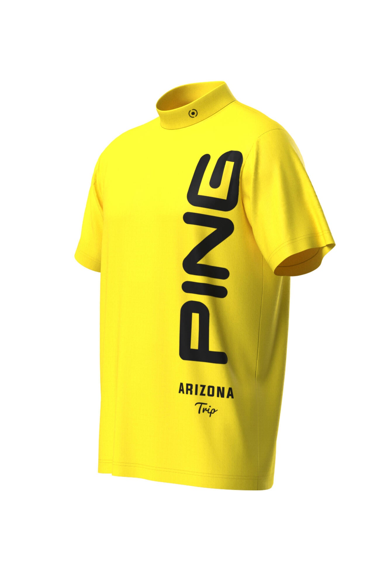 【PING APPAREL】エコブルー半袖ハイネックシャツ <PERFORMANCE> (MENS)