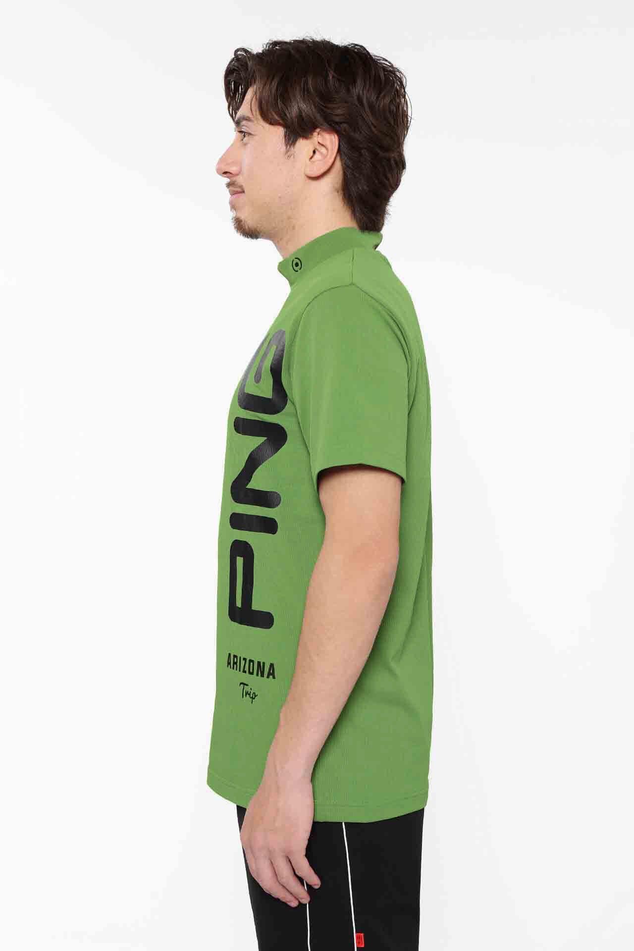 【PING APPAREL】エコブルー半袖ハイネックシャツ <PERFORMANCE> (MENS)