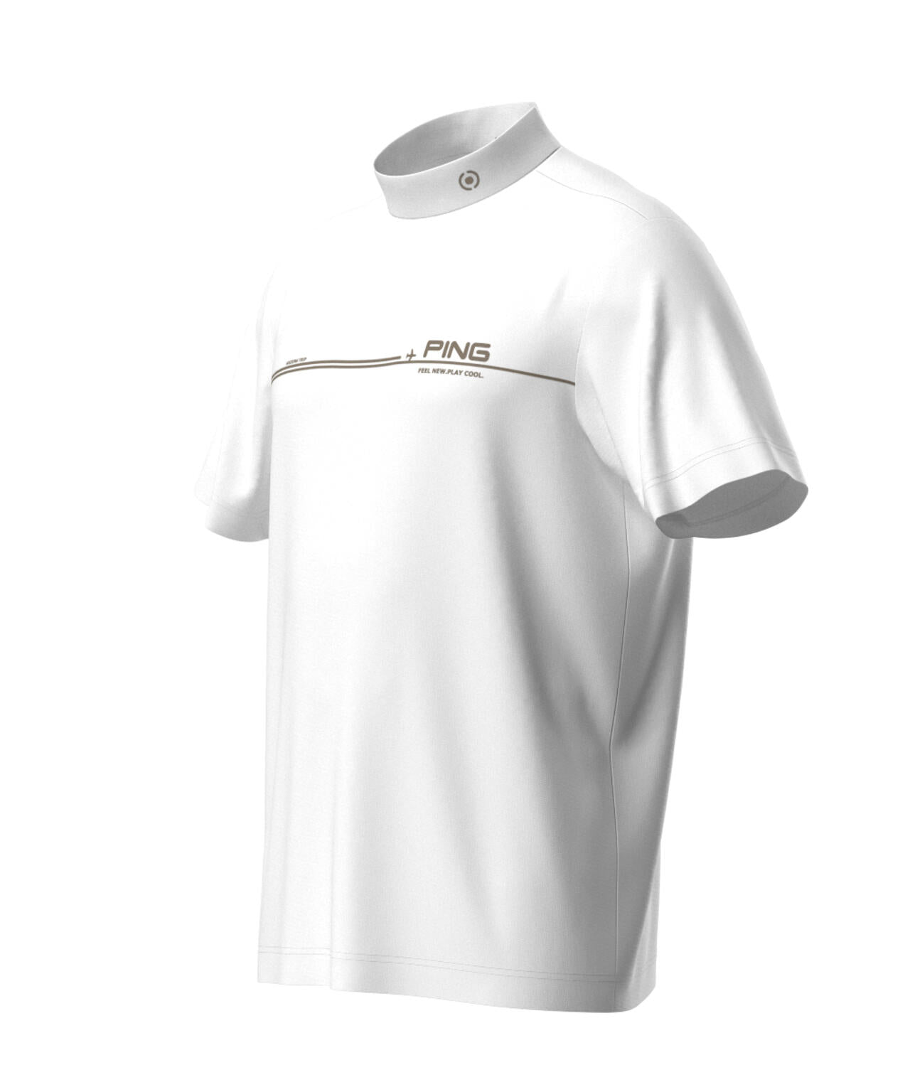 【PING APPAREL】カノコ 半袖ハイネックシャツ <NATIVE> (MENS)