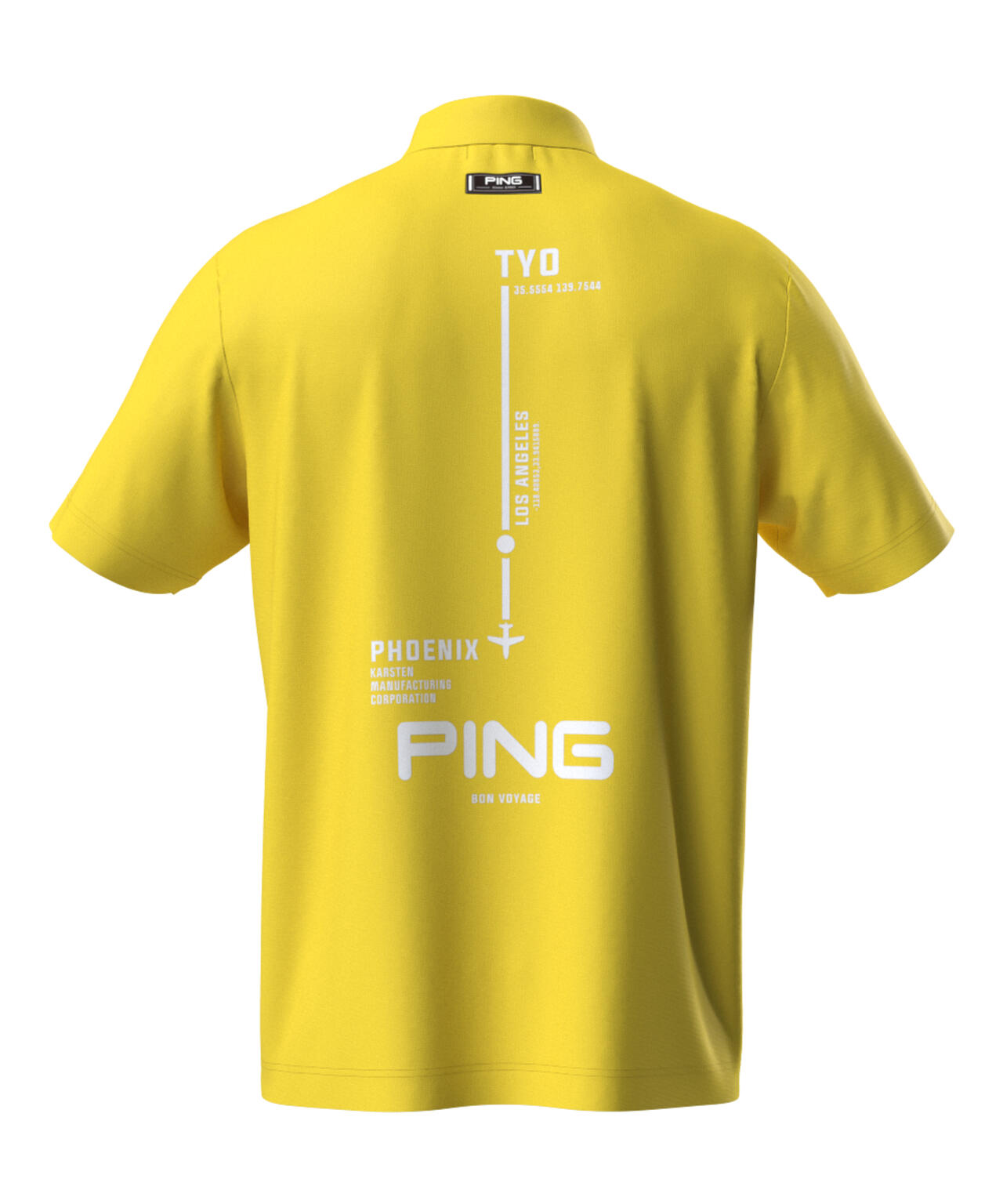 【PING APPAREL】カノコ 半袖ハイネックシャツ <NATIVE> (MENS)