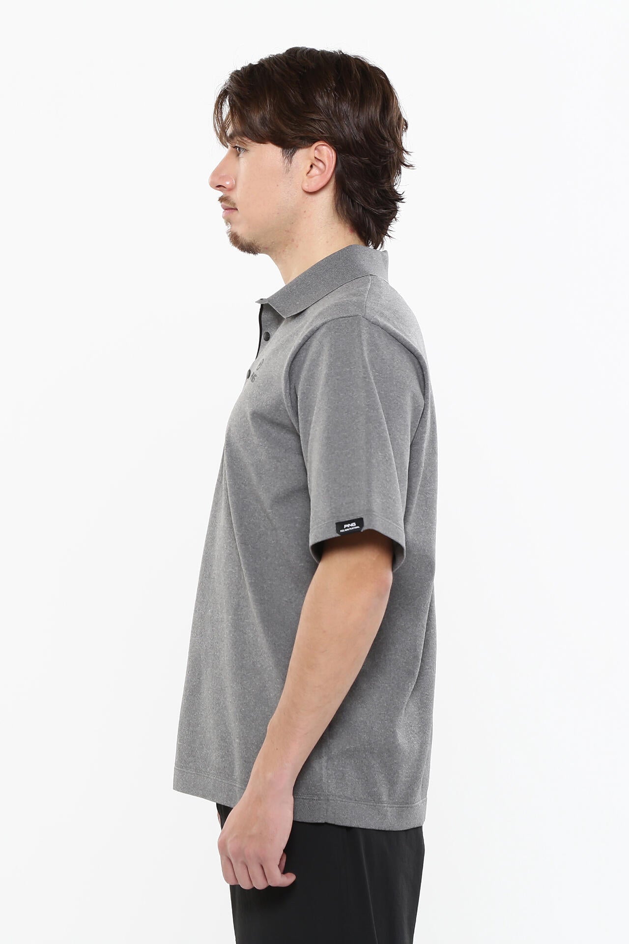 【PING APPAREL】半袖ニットポロシャツ (MENS)