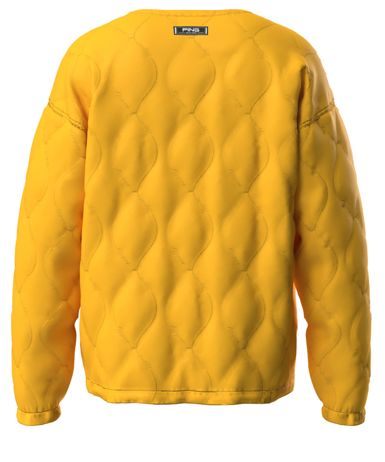 【PING APPAREL】ストレッチタフタキルティングノーカラーブルゾン <NATIVE> (MENS)