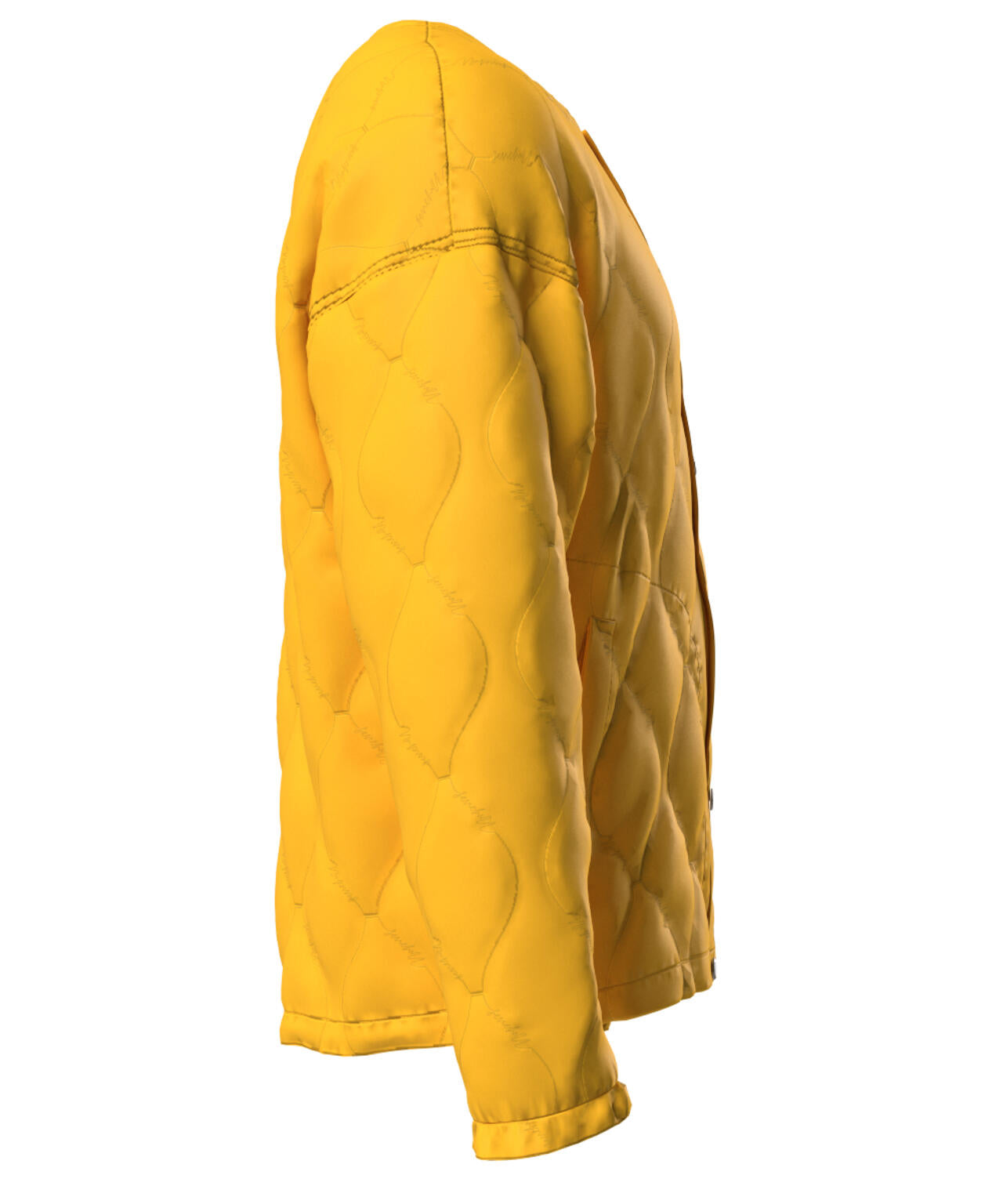 【PING APPAREL】ストレッチタフタキルティングノーカラーブルゾン <NATIVE> (MENS)