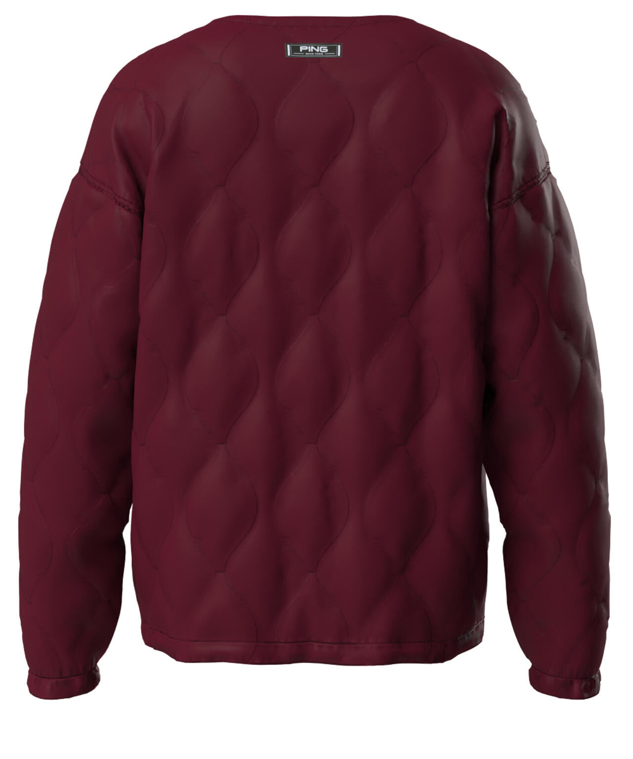 【PING APPAREL】ストレッチタフタキルティングノーカラーブルゾン <NATIVE> (MENS)