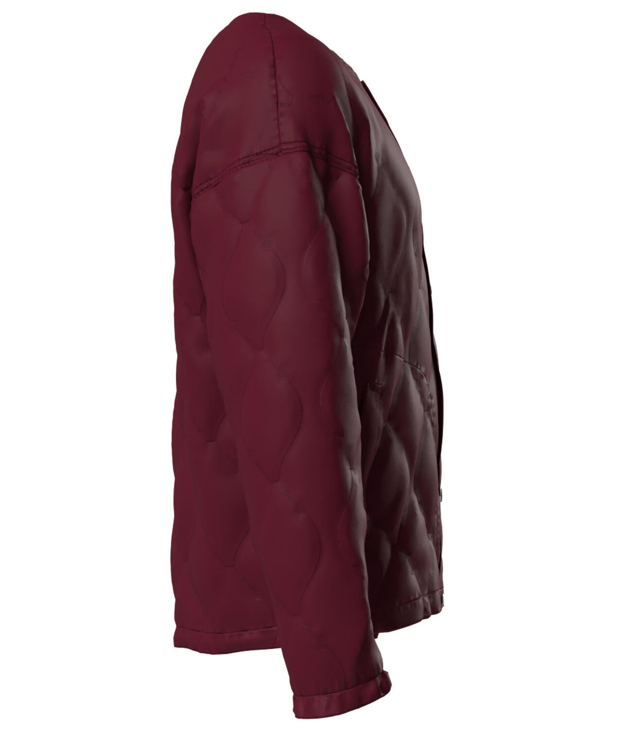 【PING APPAREL】ストレッチタフタキルティングノーカラーブルゾン <NATIVE> (MENS)