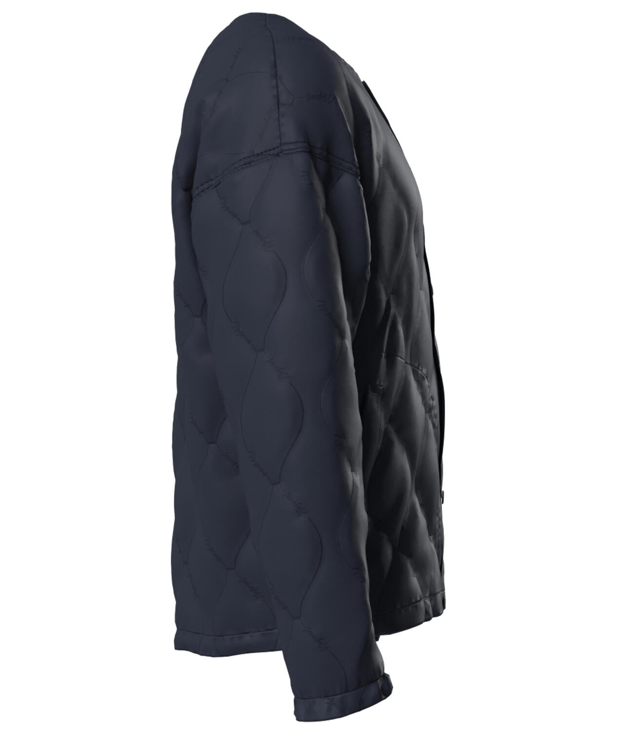 【PING APPAREL】ストレッチタフタキルティングノーカラーブルゾン <NATIVE> (MENS)