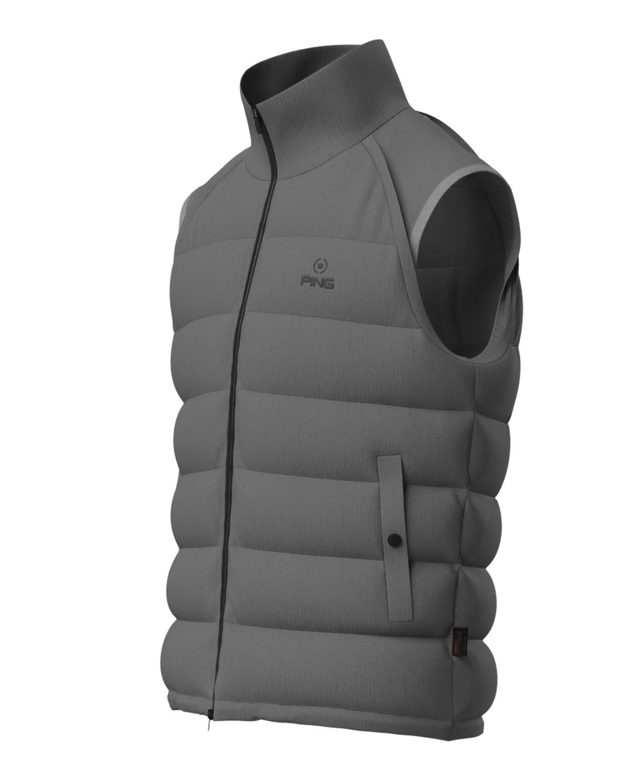 【PING APPAREL】全方向ストレッチ接結ボーダー2WAY中綿ブルゾン <PERFORMANCE> (MENS)