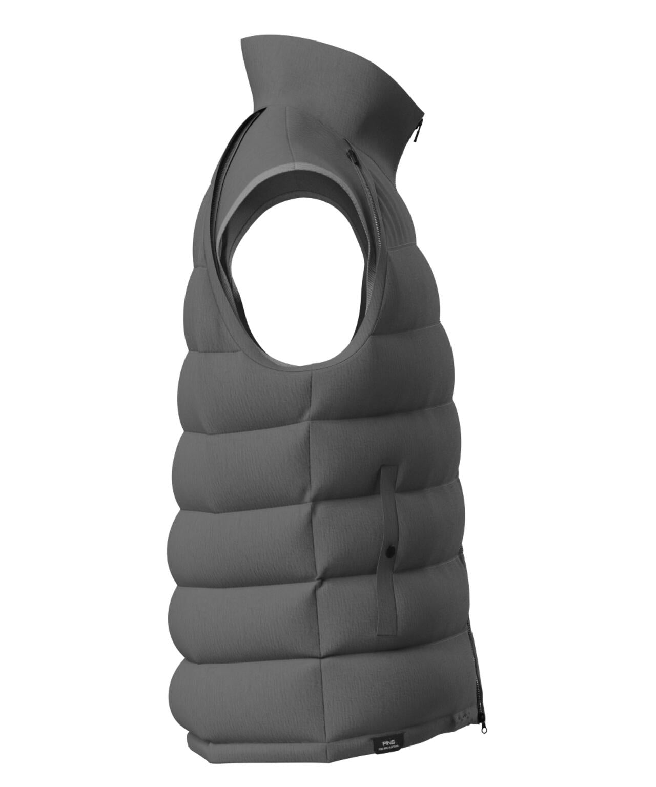 【PING APPAREL】全方向ストレッチ接結ボーダー2WAY中綿ブルゾン <PERFORMANCE> (MENS)