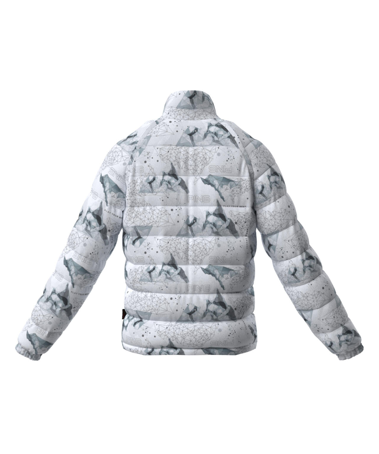 【PING APPAREL】全方向ストレッチ接結ボーダー2WAY中綿ブルゾン <PERFORMANCE> (MENS)