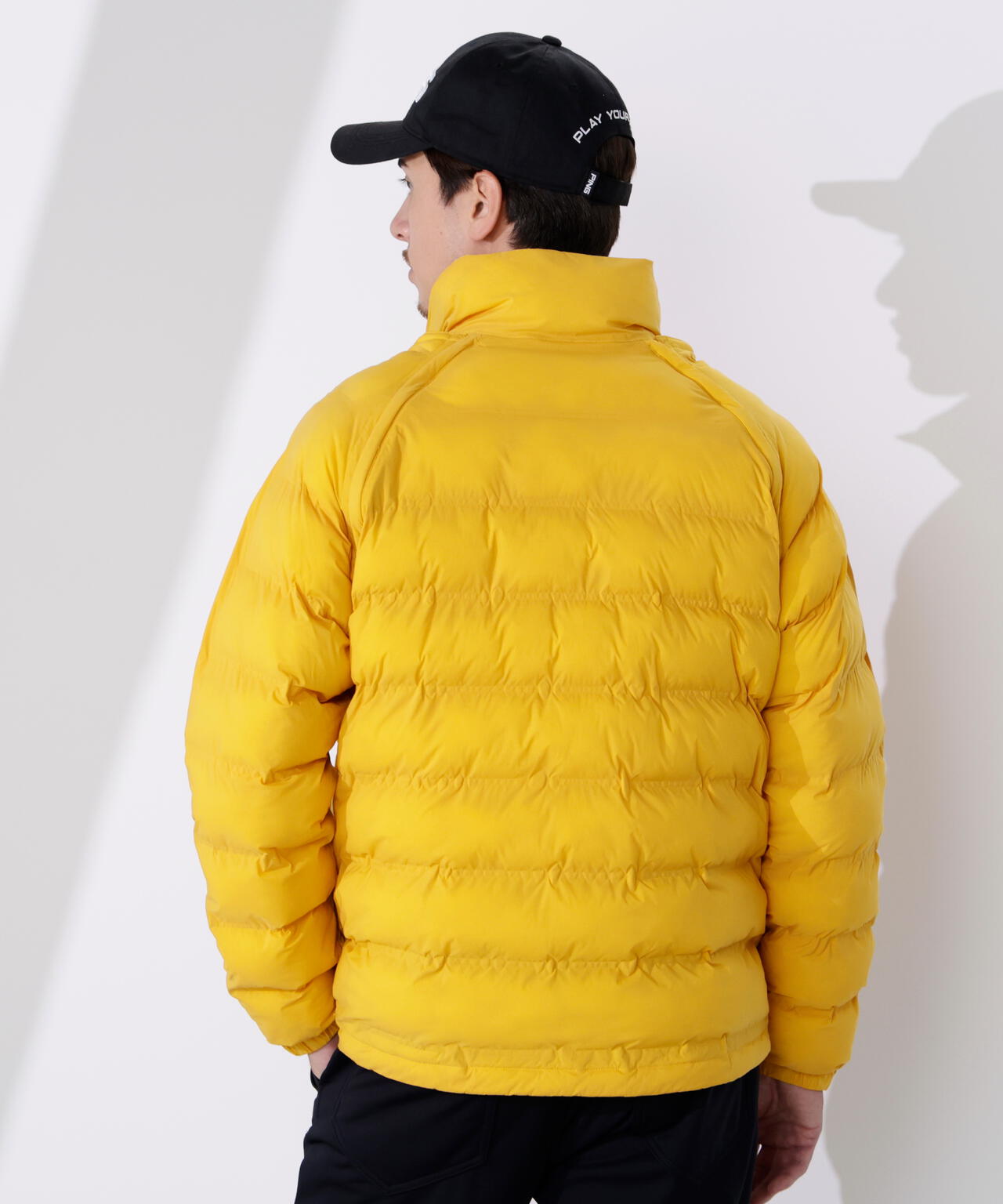 【PING APPAREL】全方向ストレッチ接結ボーダー2WAY中綿ブルゾン <PERFORMANCE> (MENS)