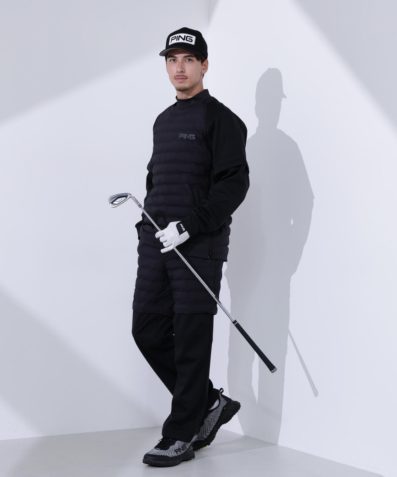 【PING APPAREL】2WAYハイブリッド中綿スニードブルゾン <PERFORMANCE> (MENS)