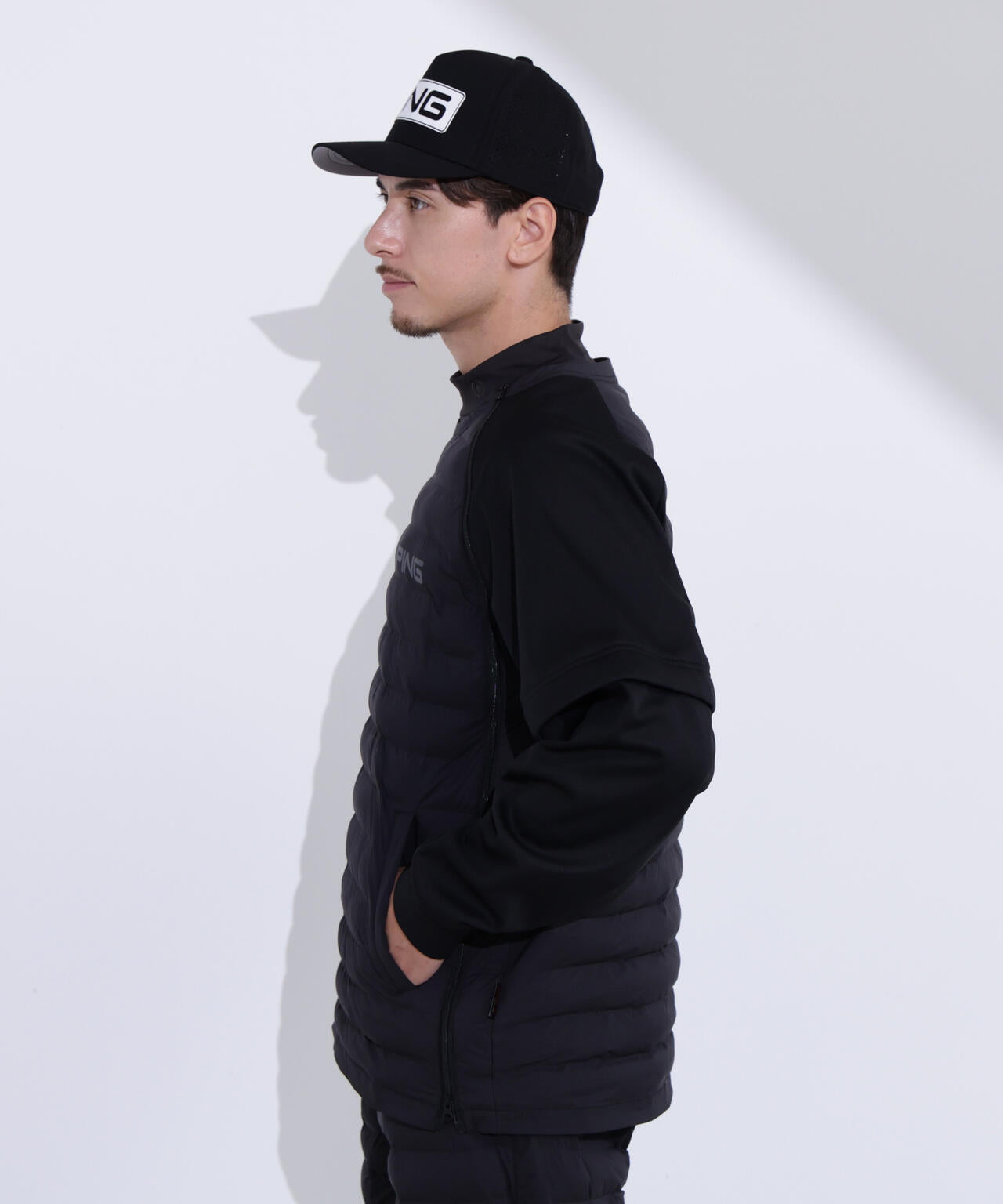 【PING APPAREL】2WAYハイブリッド中綿スニードブルゾン <PERFORMANCE> (MENS)