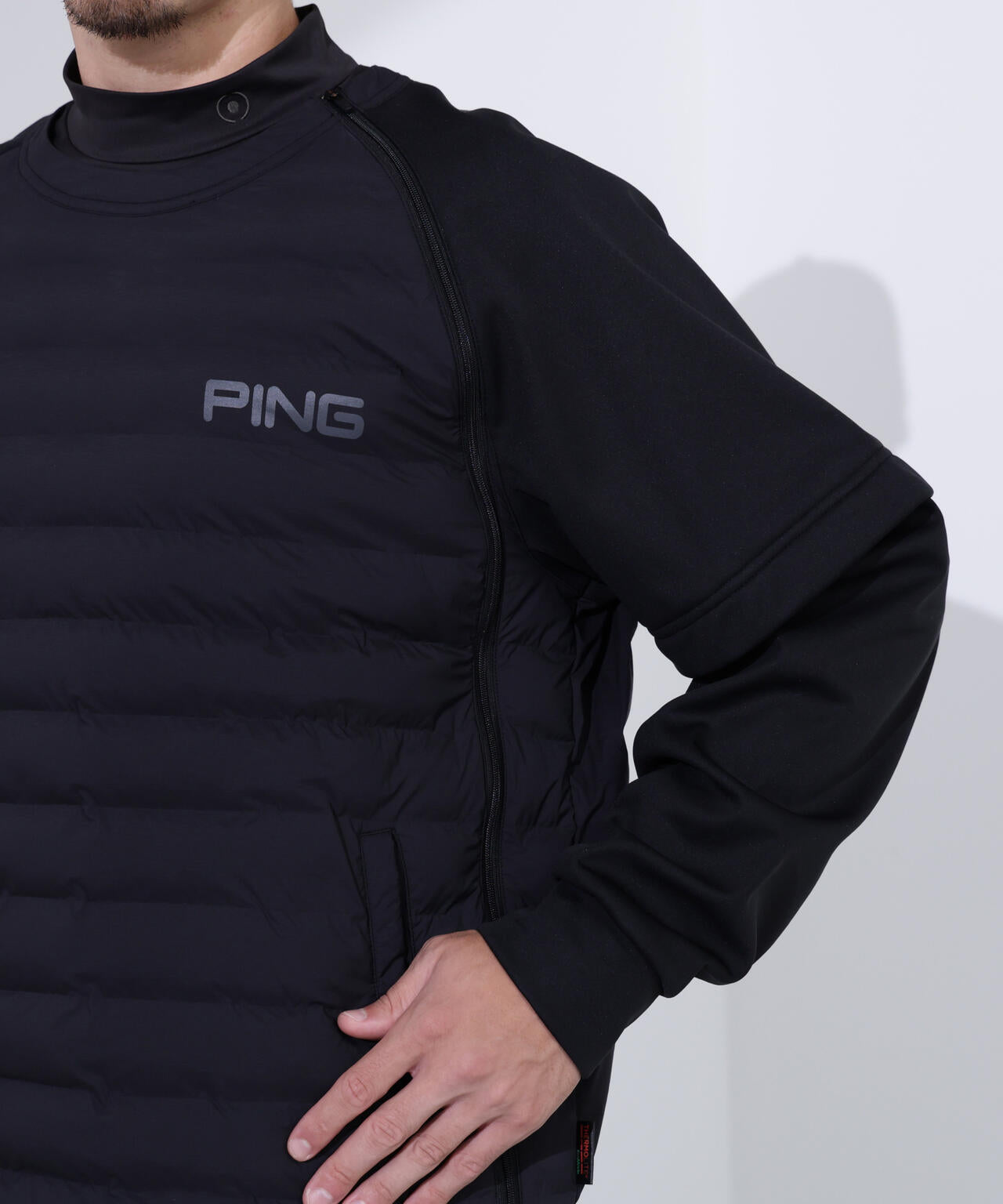 【PING APPAREL】2WAYハイブリッド中綿スニードブルゾン <PERFORMANCE> (MENS)
