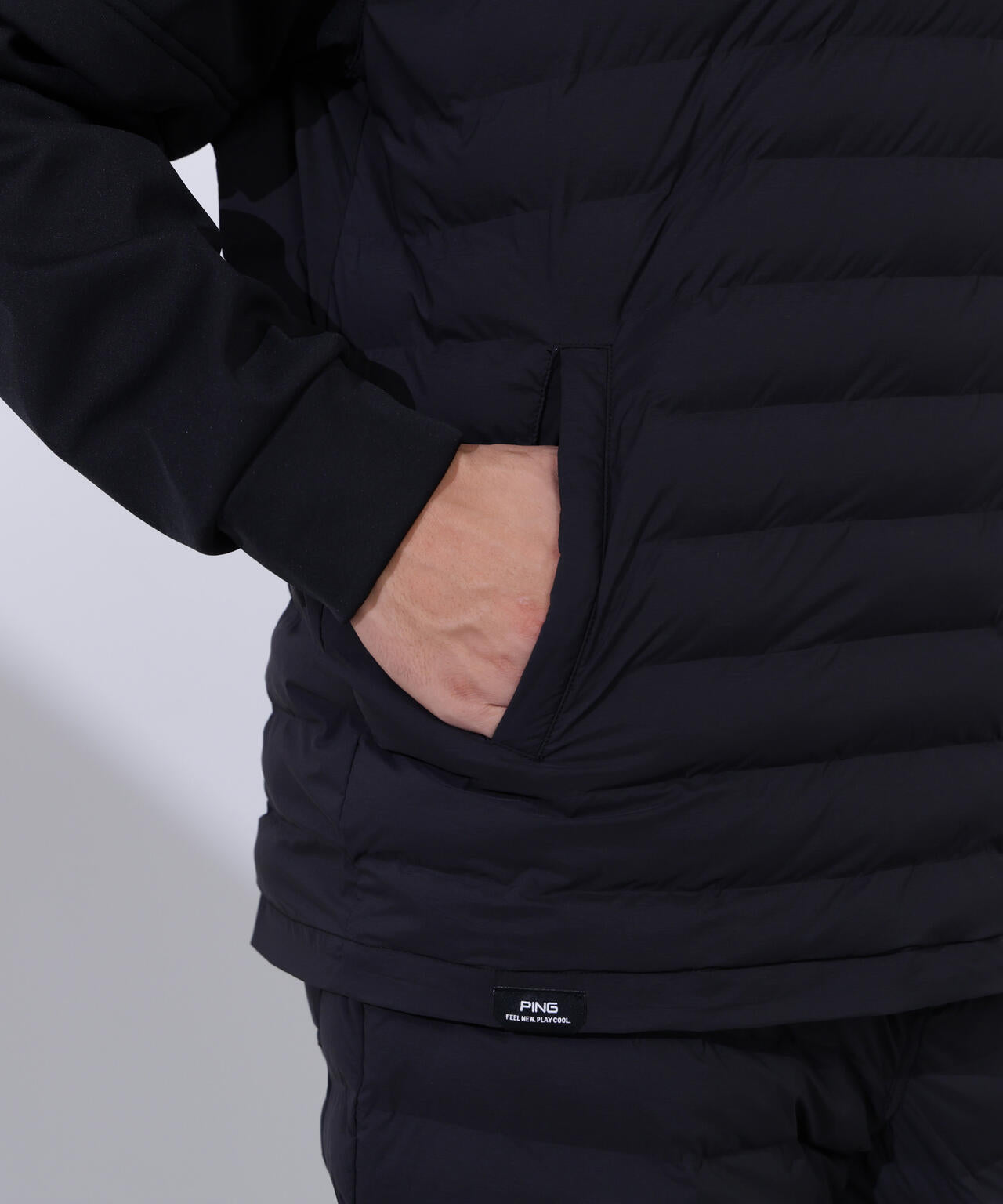 【PING APPAREL】2WAYハイブリッド中綿スニードブルゾン <PERFORMANCE> (MENS)