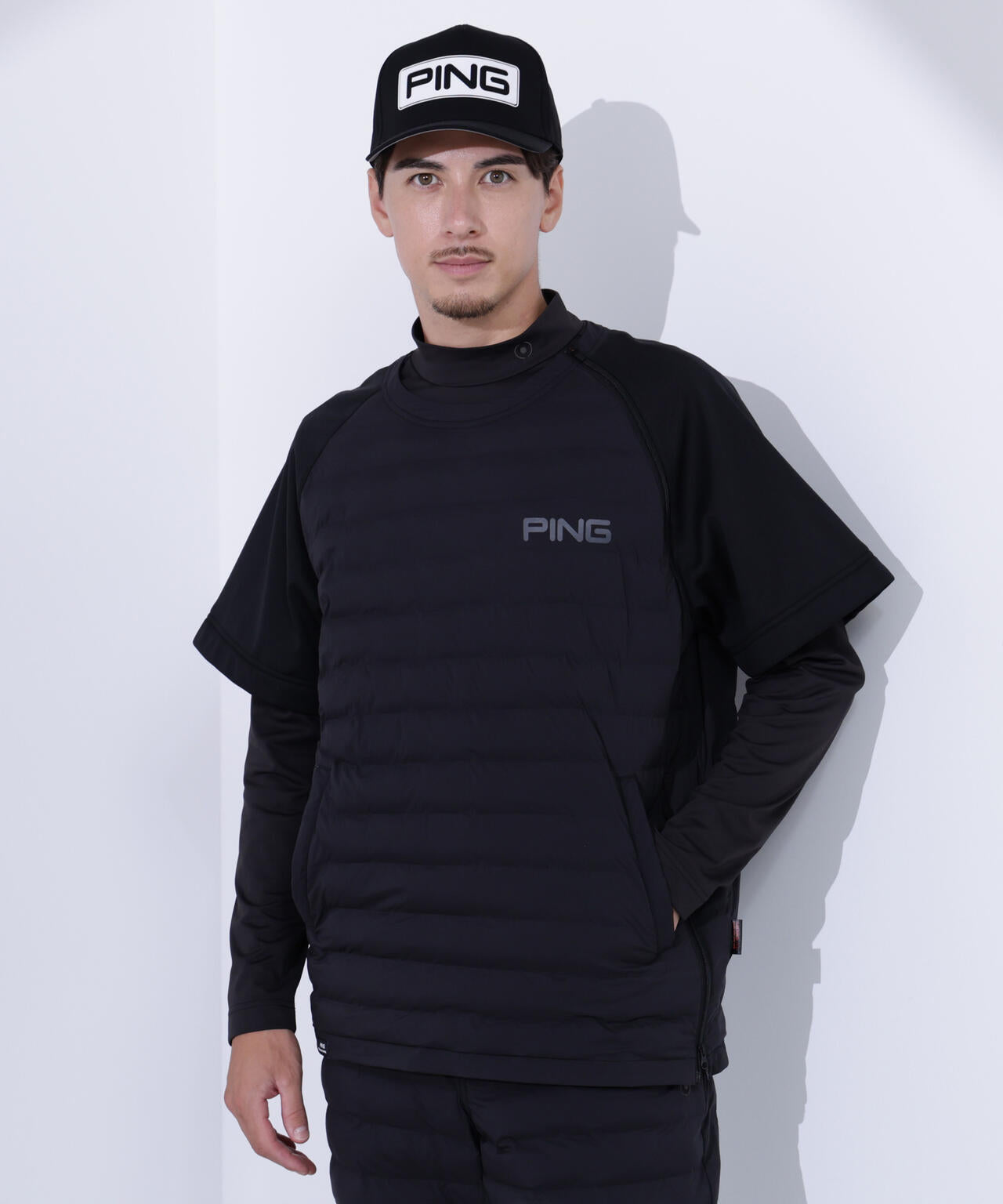 【PING APPAREL】2WAYハイブリッド中綿スニードブルゾン <PERFORMANCE> (MENS)