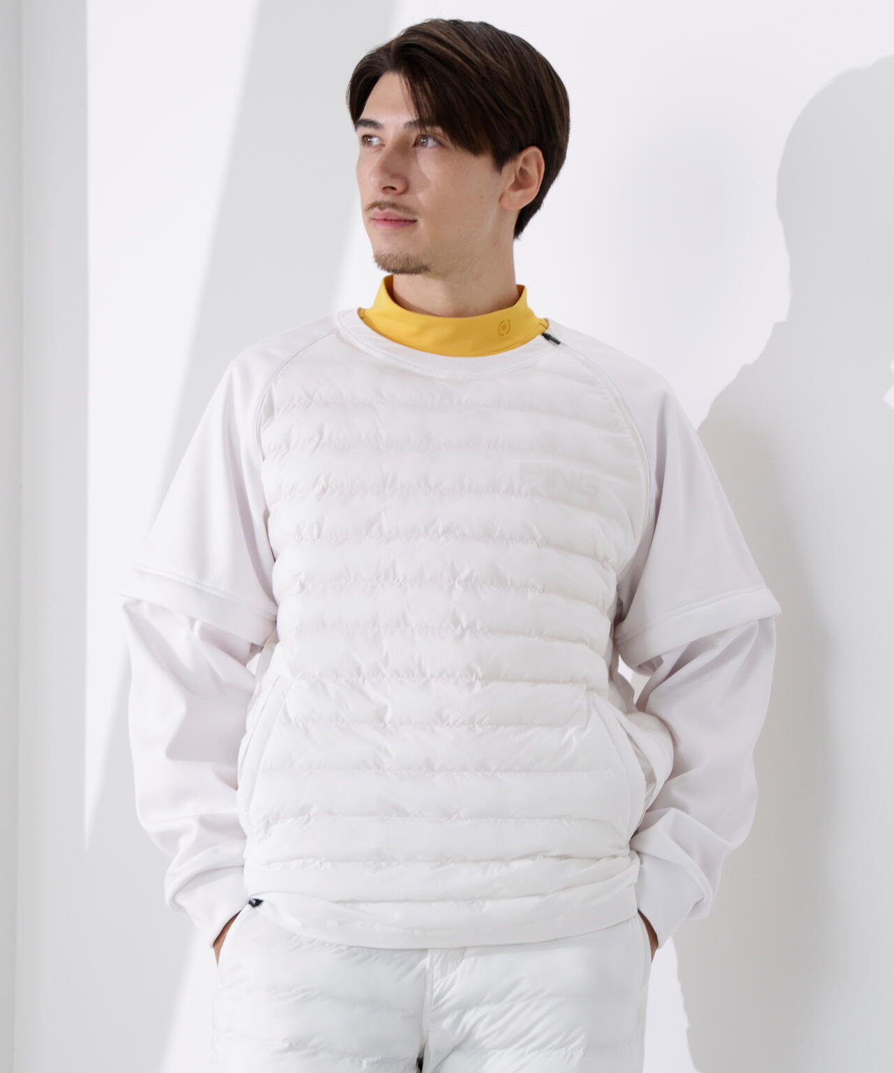 【PING APPAREL】2WAYハイブリッド中綿スニードブルゾン <PERFORMANCE> (MENS)