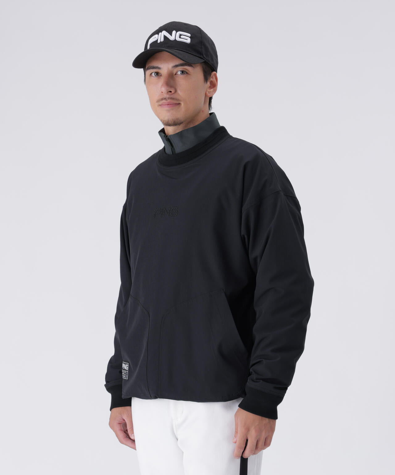 【PING APPAREL】全方向ストレッチ/ダブルフェイス ツインレイヤードアウター <GOLD> (MENS)