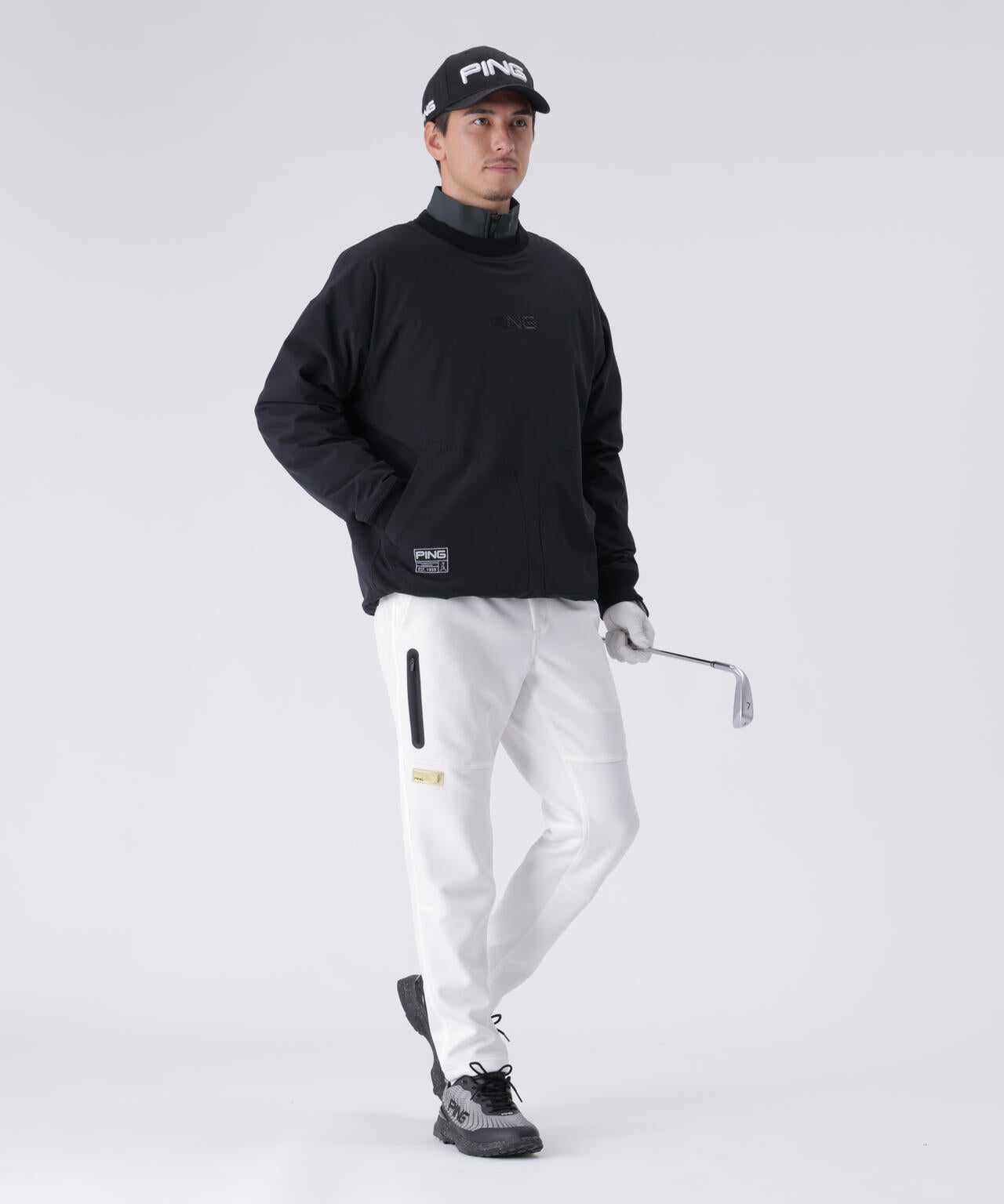 【PING APPAREL】全方向ストレッチ/ダブルフェイス ツインレイヤードアウター <GOLD> (MENS)