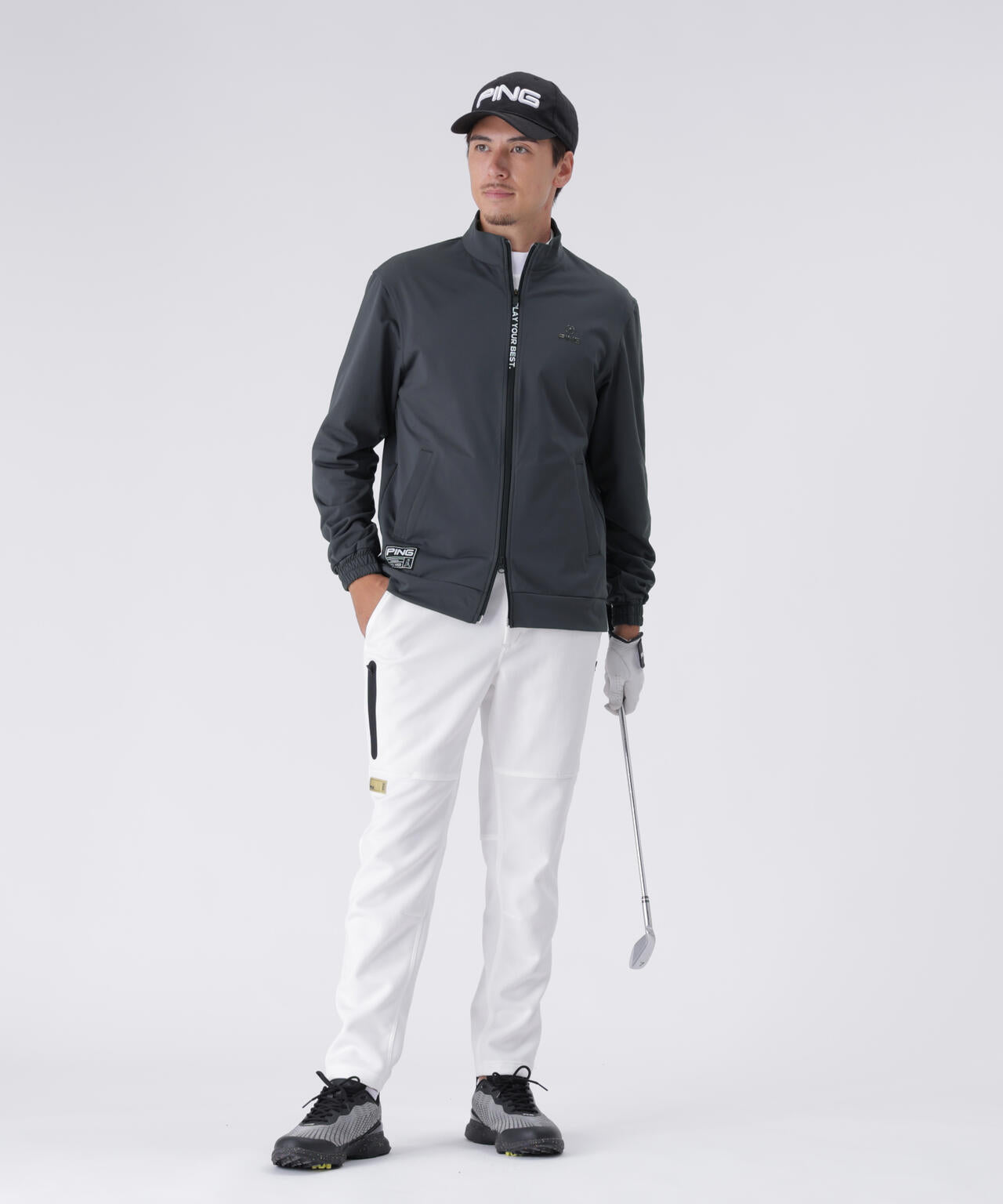 【PING APPAREL】全方向ストレッチ/ダブルフェイス ツインレイヤードアウター <GOLD> (MENS)