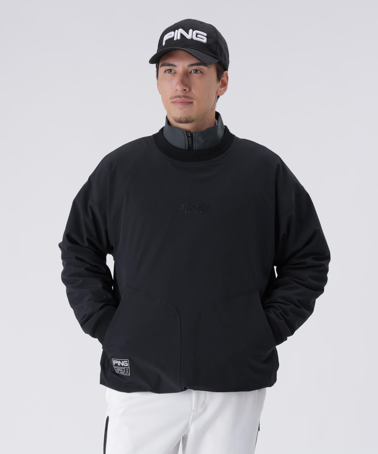 【PING APPAREL】全方向ストレッチ/ダブルフェイス ツインレイヤードアウター <GOLD> (MENS)