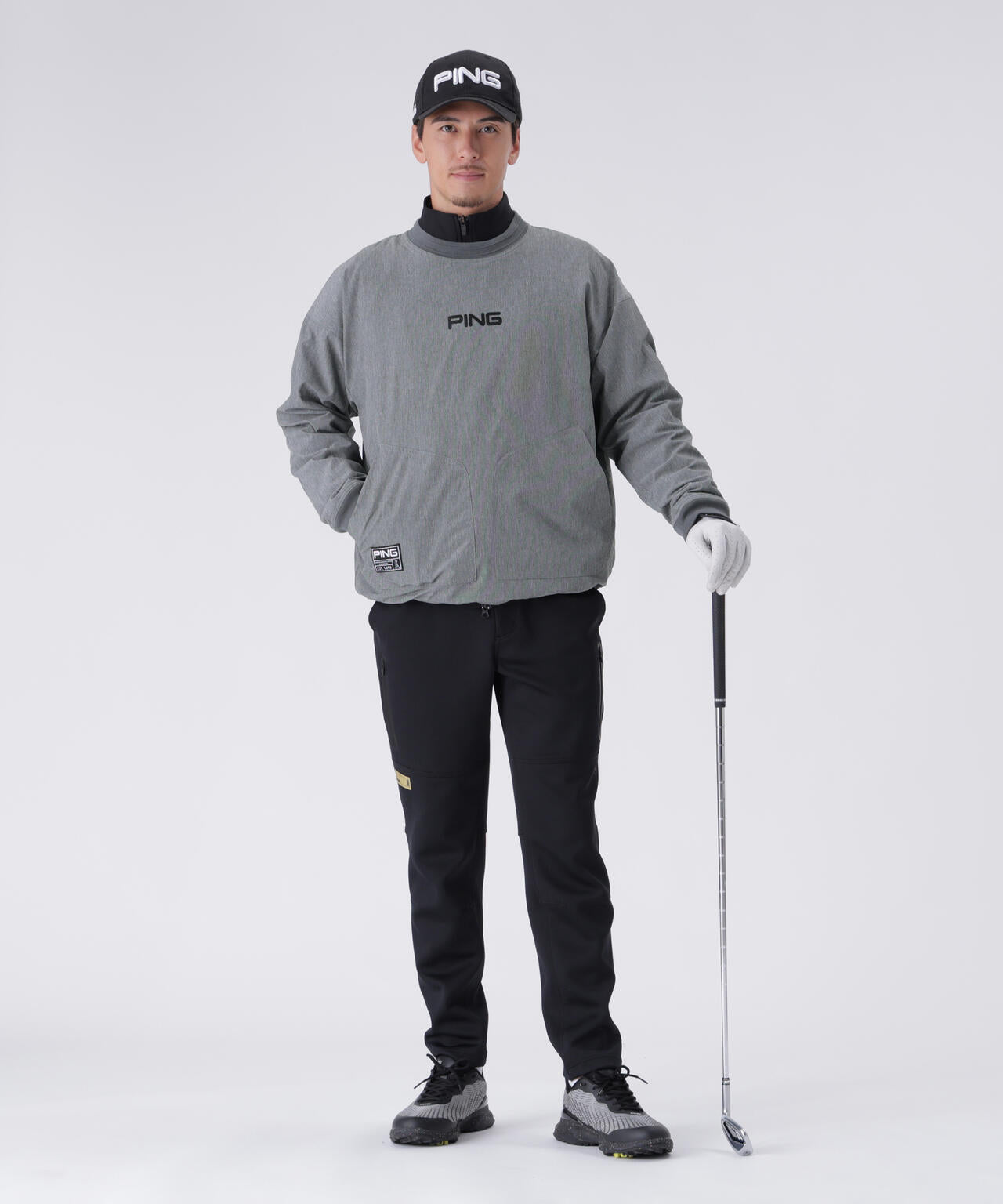 【PING APPAREL】全方向ストレッチ/ダブルフェイス ツインレイヤードアウター <GOLD> (MENS)