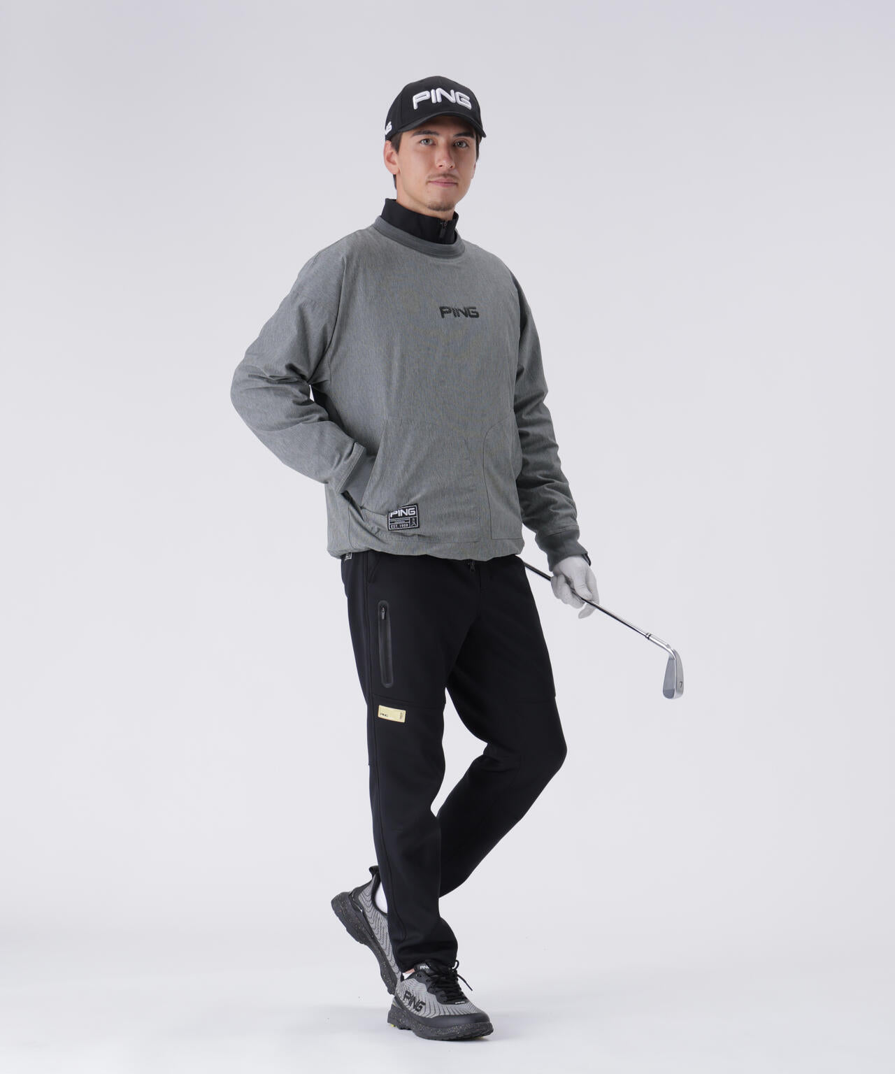 【PING APPAREL】全方向ストレッチ/ダブルフェイス ツインレイヤードアウター <GOLD> (MENS)