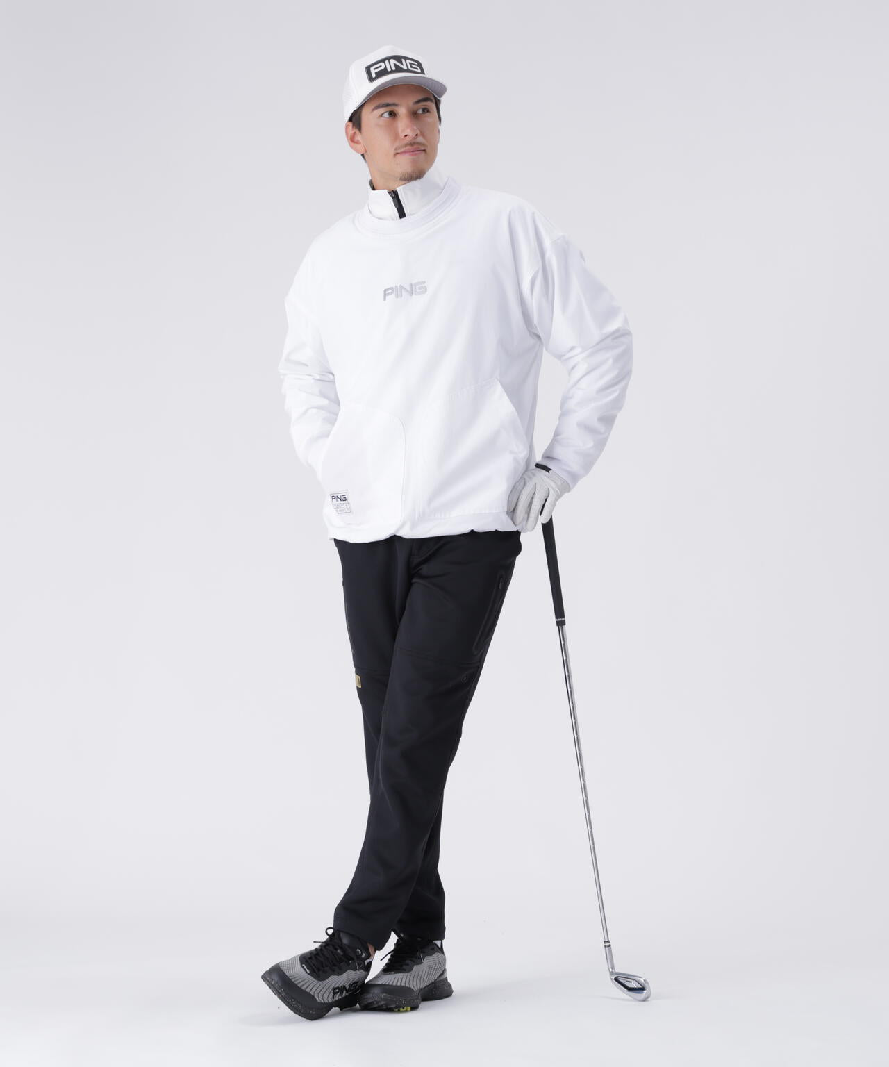 【PING APPAREL】全方向ストレッチ/ダブルフェイス ツインレイヤードアウター <GOLD> (MENS)