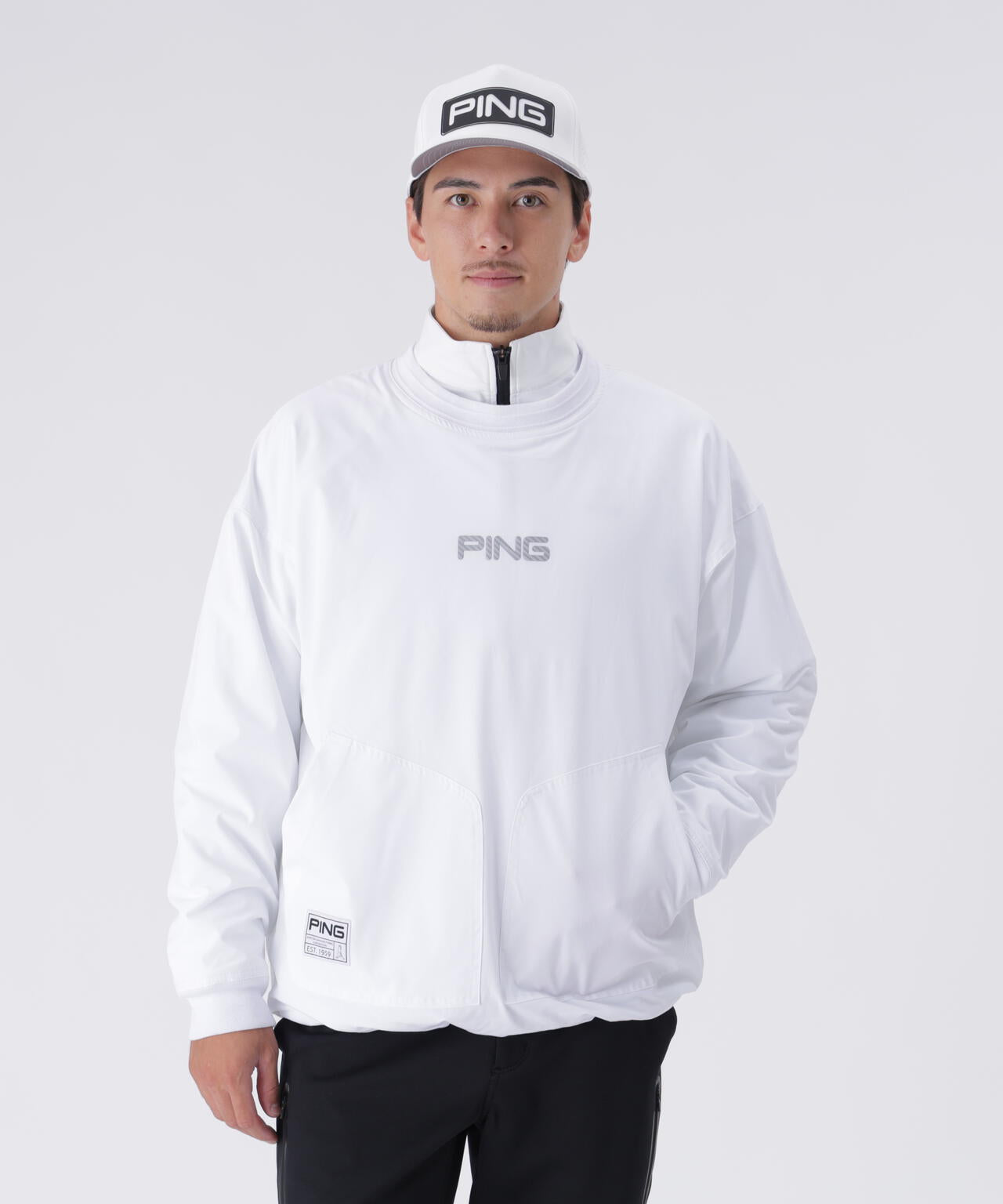 【PING APPAREL】全方向ストレッチ/ダブルフェイス ツインレイヤードアウター <GOLD> (MENS)