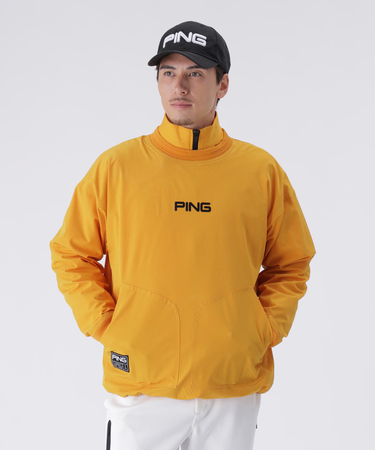 【PING APPAREL】全方向ストレッチ/ダブルフェイス ツインレイヤードアウター <GOLD> (MENS)