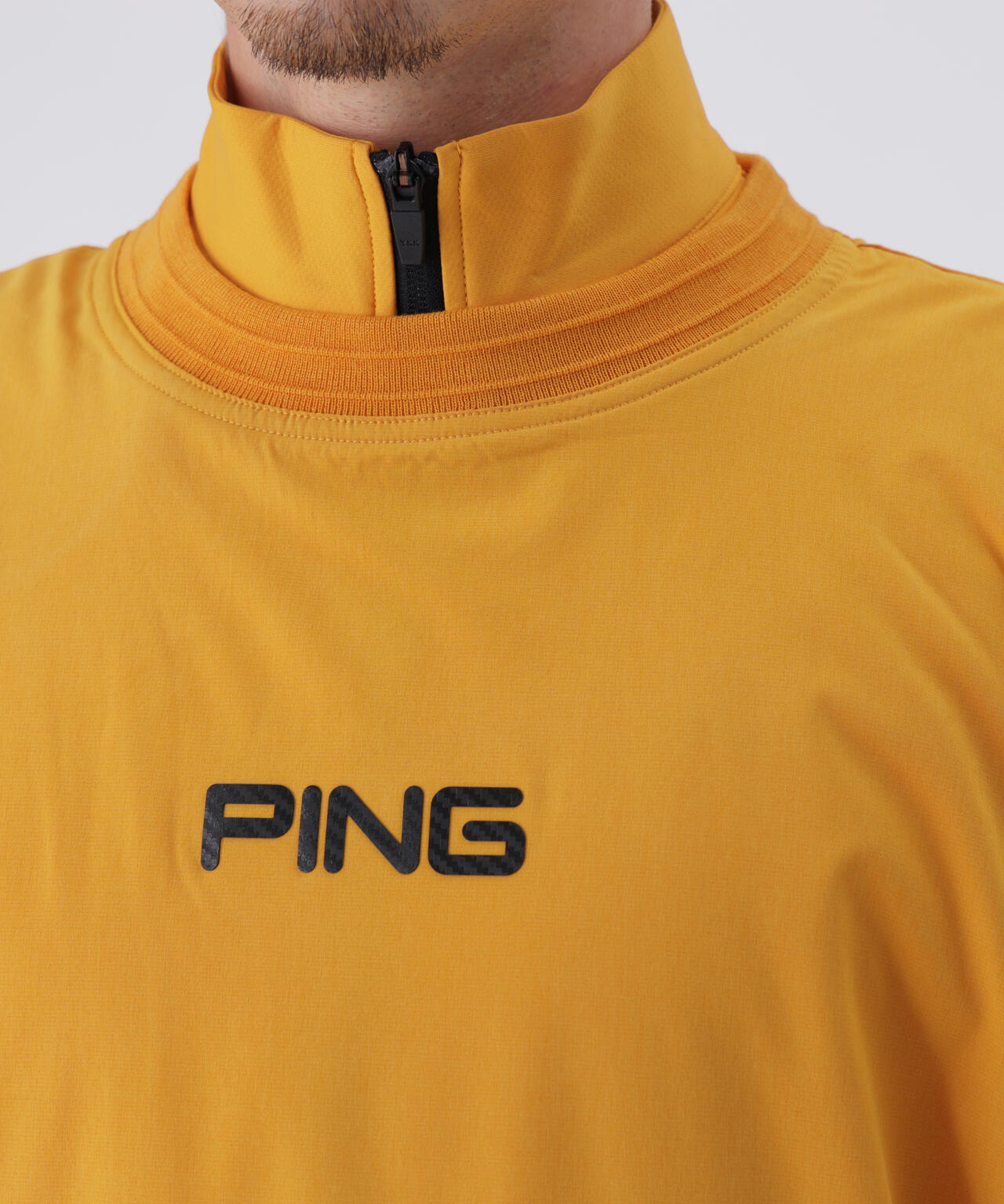【PING APPAREL】全方向ストレッチ/ダブルフェイス ツインレイヤードアウター <GOLD> (MENS)