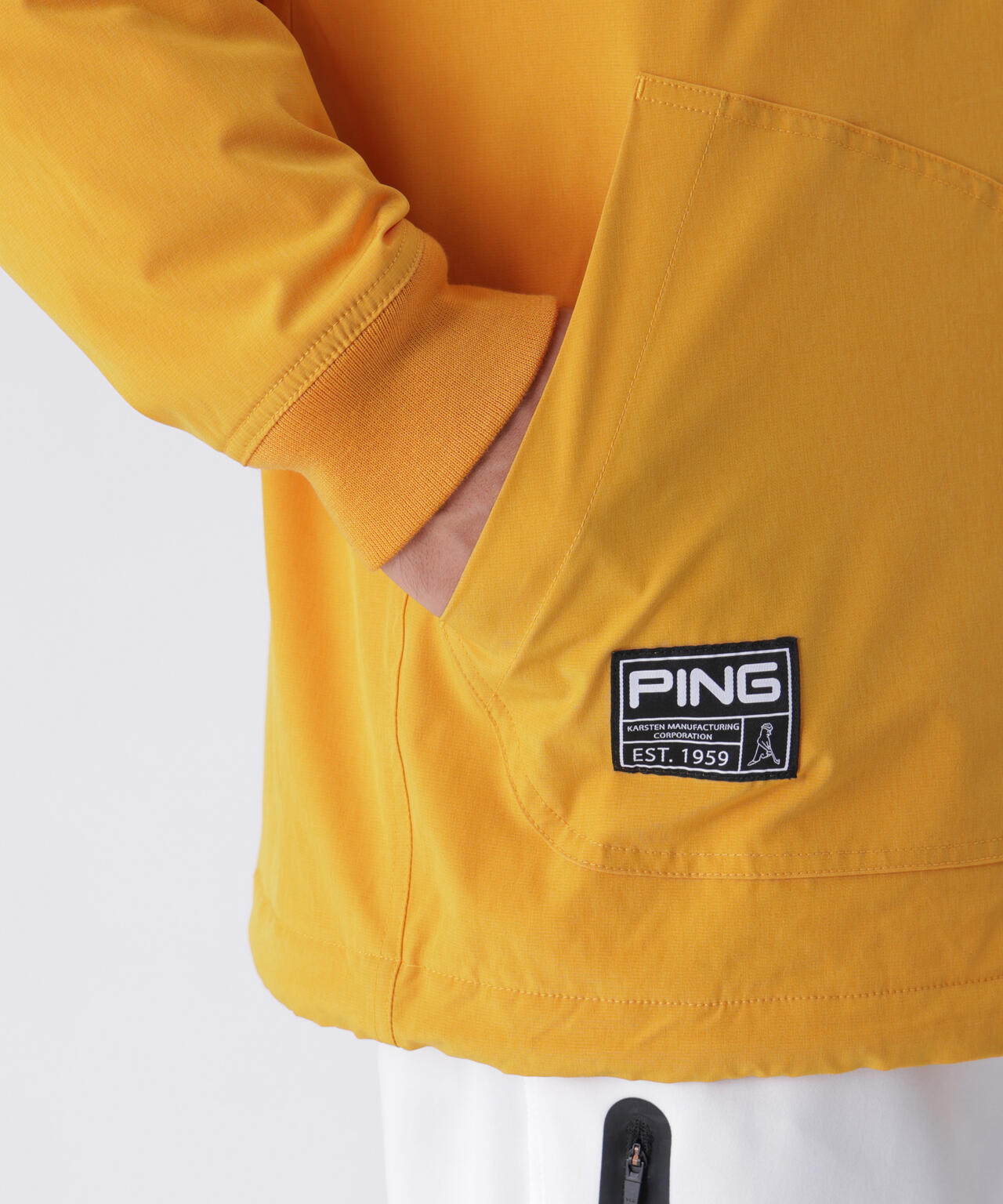 【PING APPAREL】全方向ストレッチ/ダブルフェイス ツインレイヤードアウター <GOLD> (MENS)