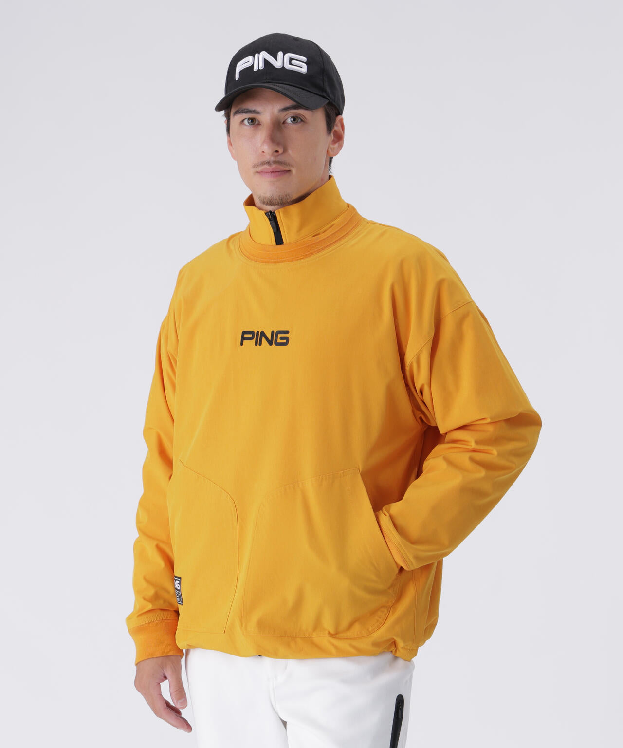 【PING APPAREL】全方向ストレッチ/ダブルフェイス ツインレイヤードアウター <GOLD> (MENS)