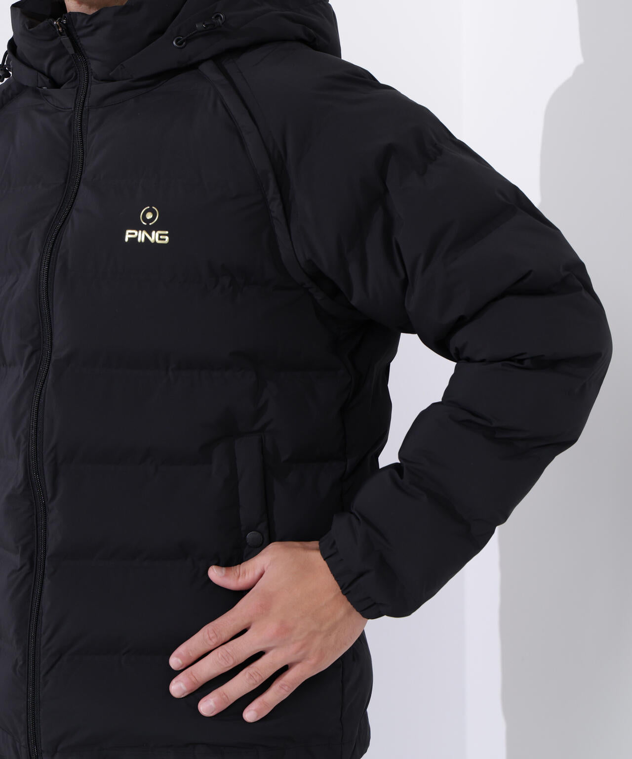 【PING APPAREL】25FW 3WAY中綿フーディブルゾン <GOLD> (MENS)