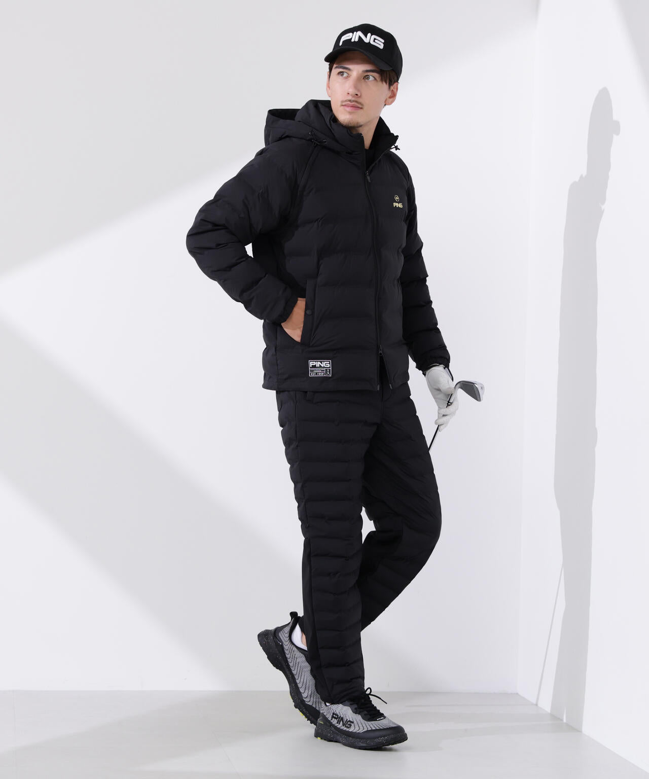 【PING APPAREL】25FW 3WAY中綿フーディブルゾン <GOLD> (MENS)