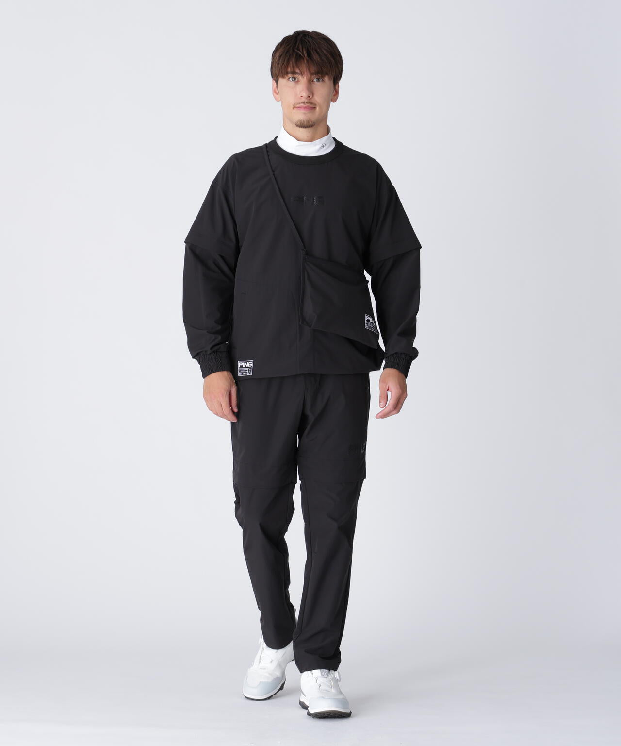 【PING APPAREL】2WAYスニードジャック×2WAYパンツ <GOLD> (MENS)